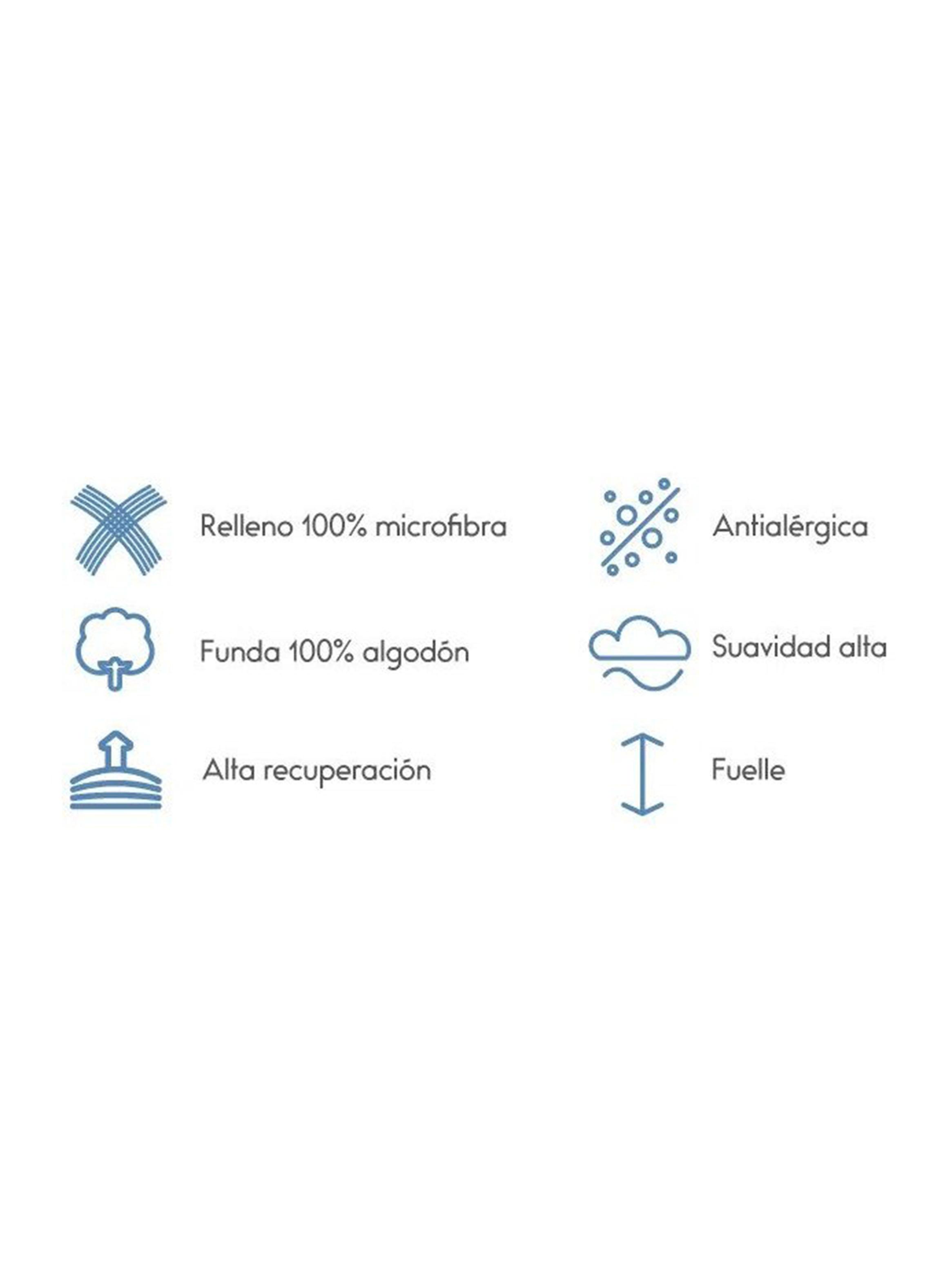 Set de 2 Almohadas Feel Microfibra Americana 50x70 cm-3