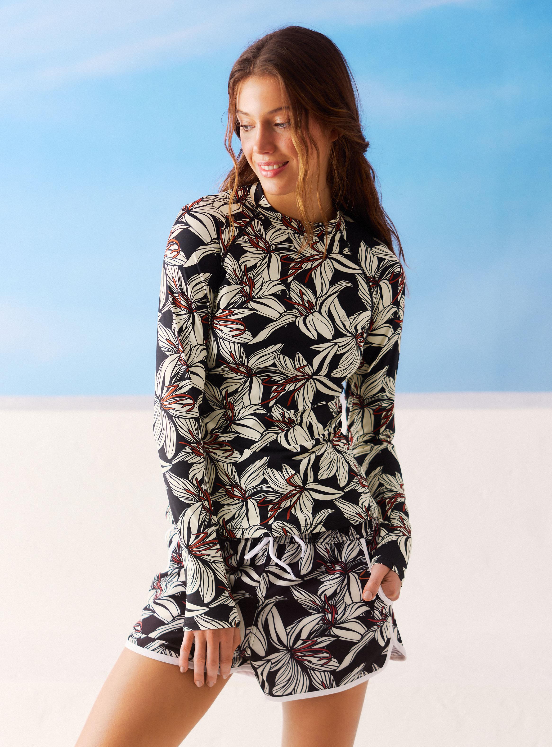 Polera Manga Larga Estampada-0