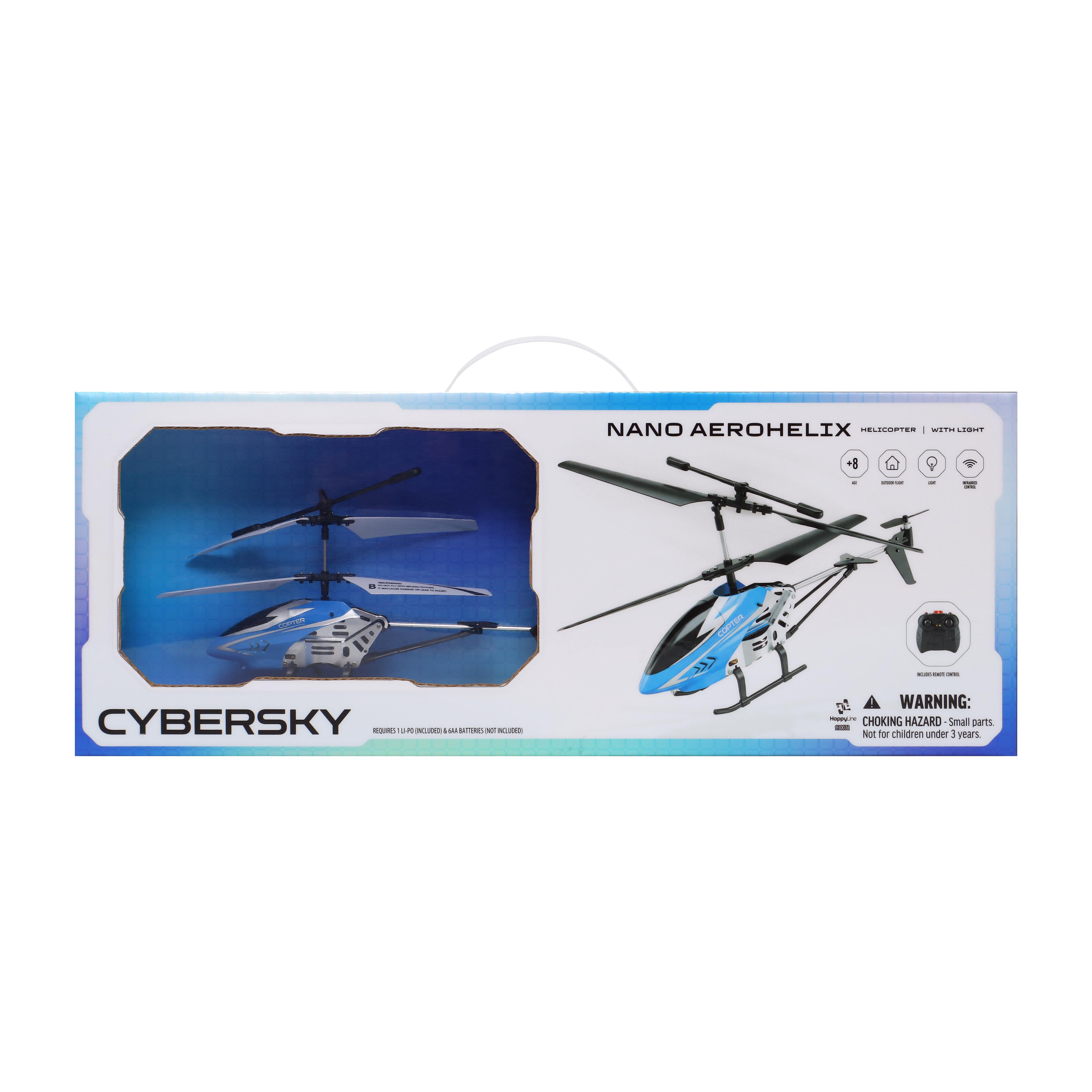 Helicóptero Azul a Radio Control-3
