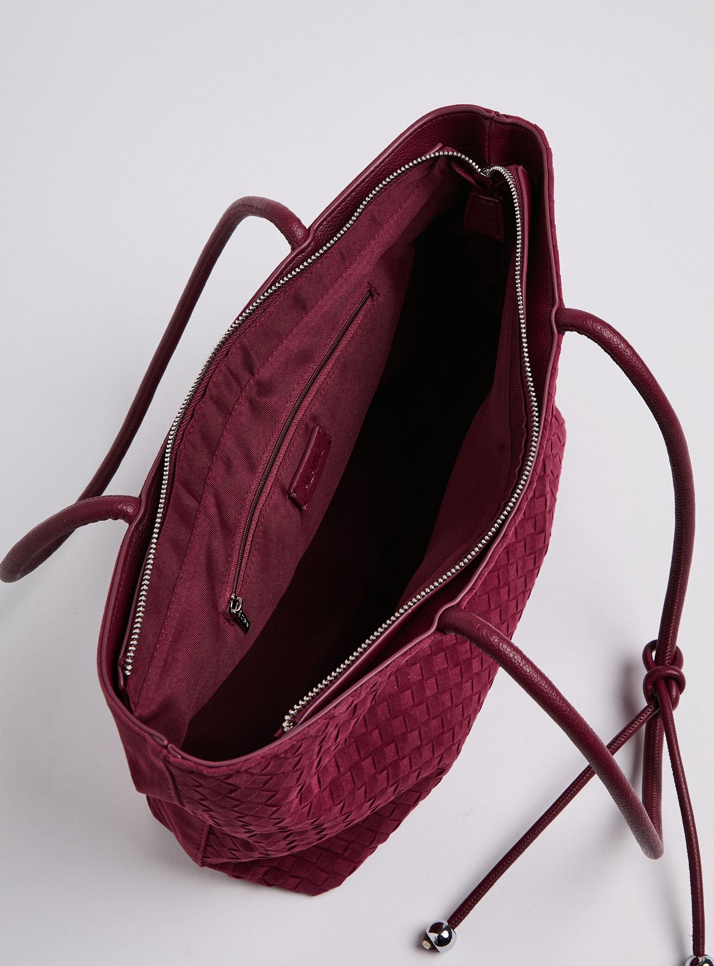 Cartera de Hombro Totebag Trenzada-3