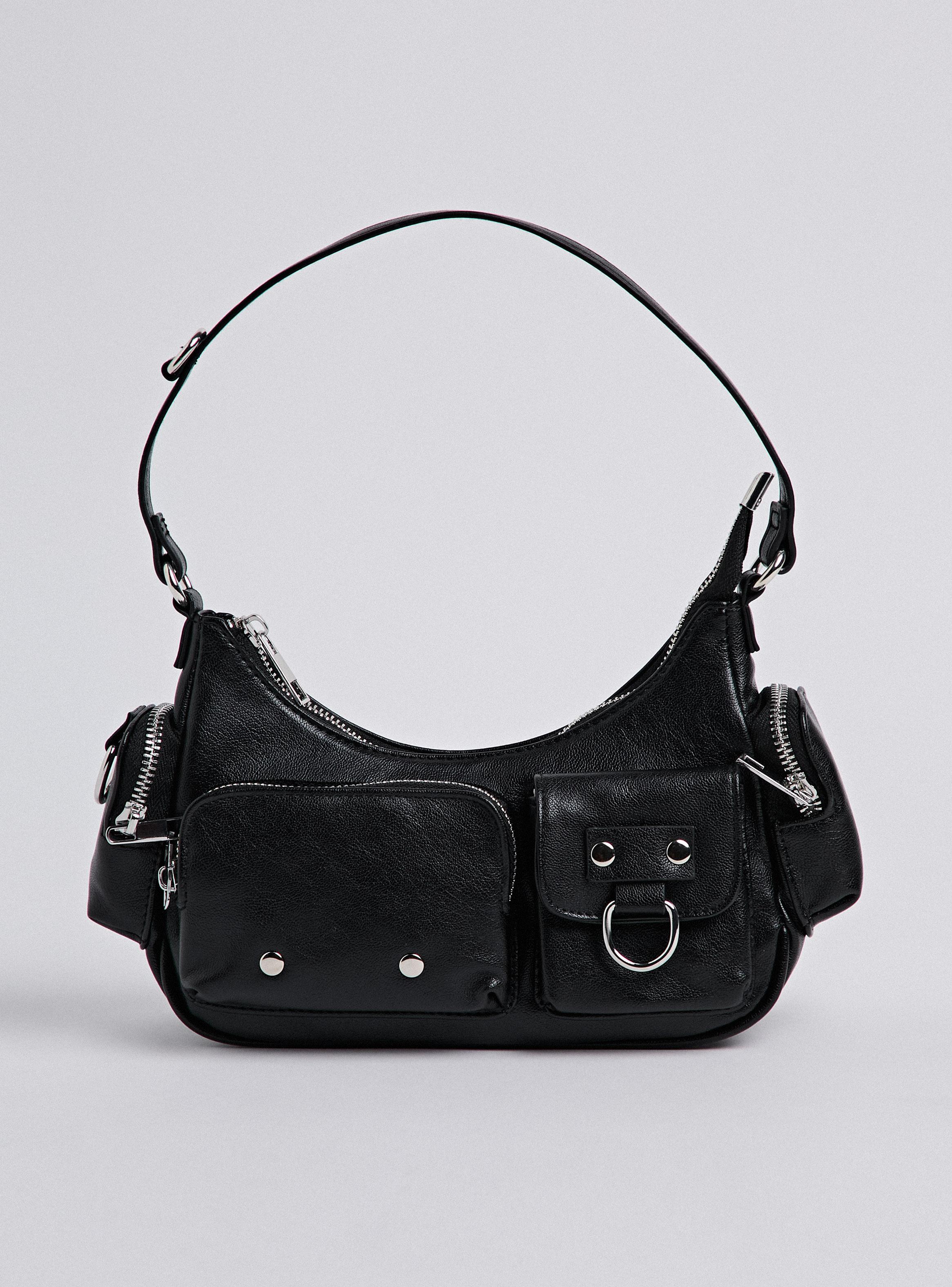 Cartera de Hombro Tipo Cargo Eco Cuero-2