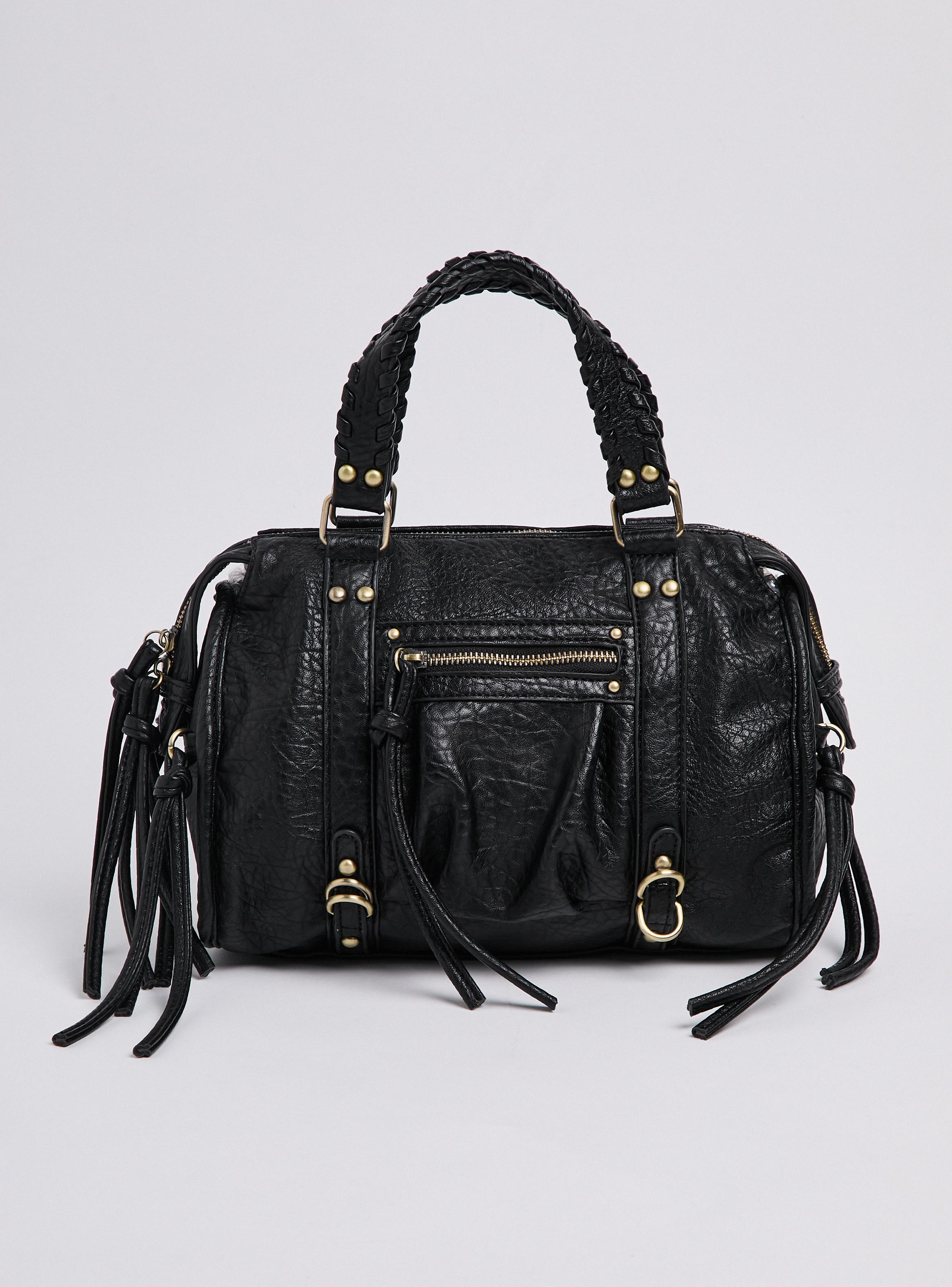 Cartera de Mano Diseño Flecos Ecocuero-1
