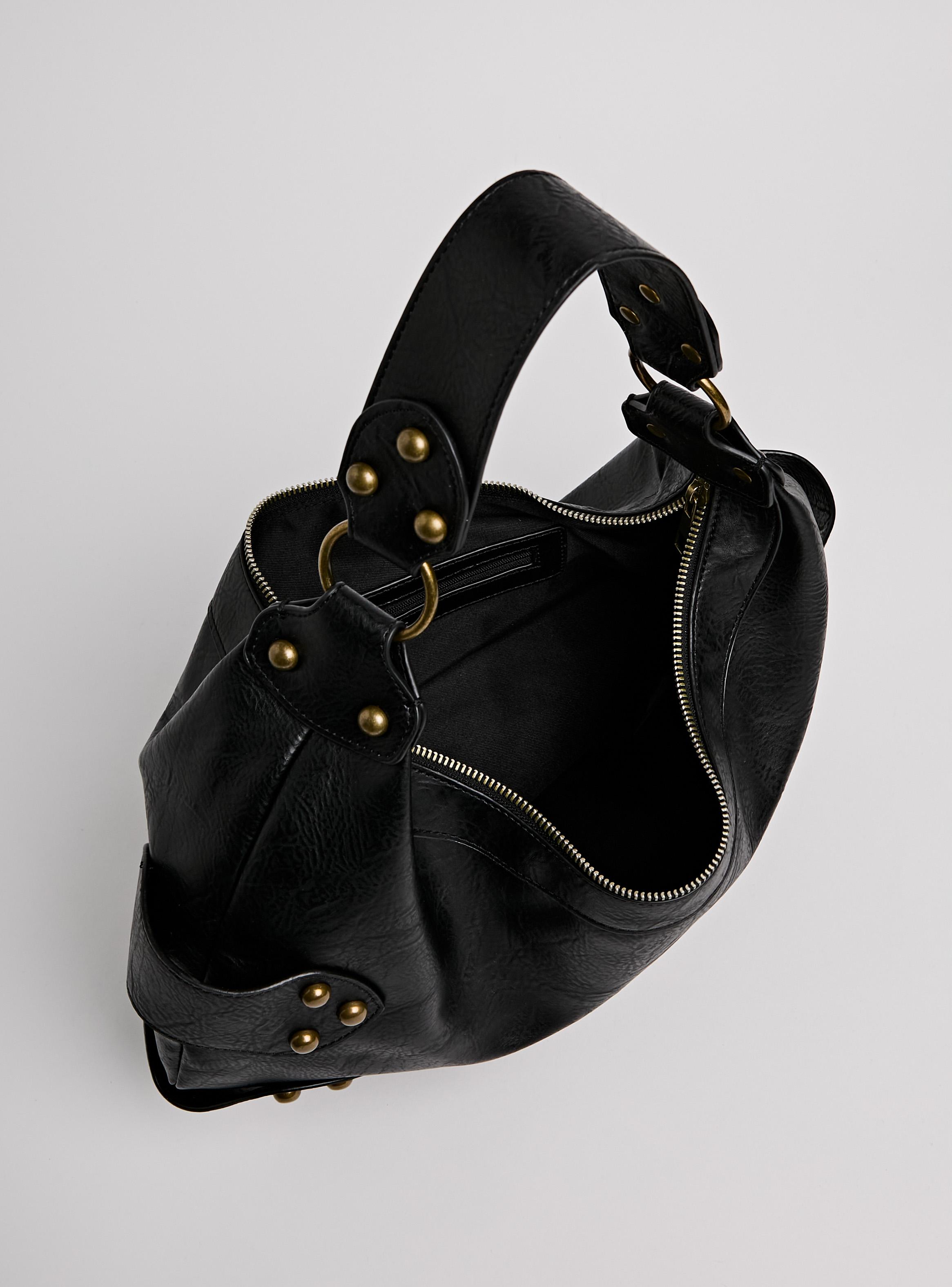 Cartera de Hombro Diseño Tachas Metálicas Eco Cuero-5