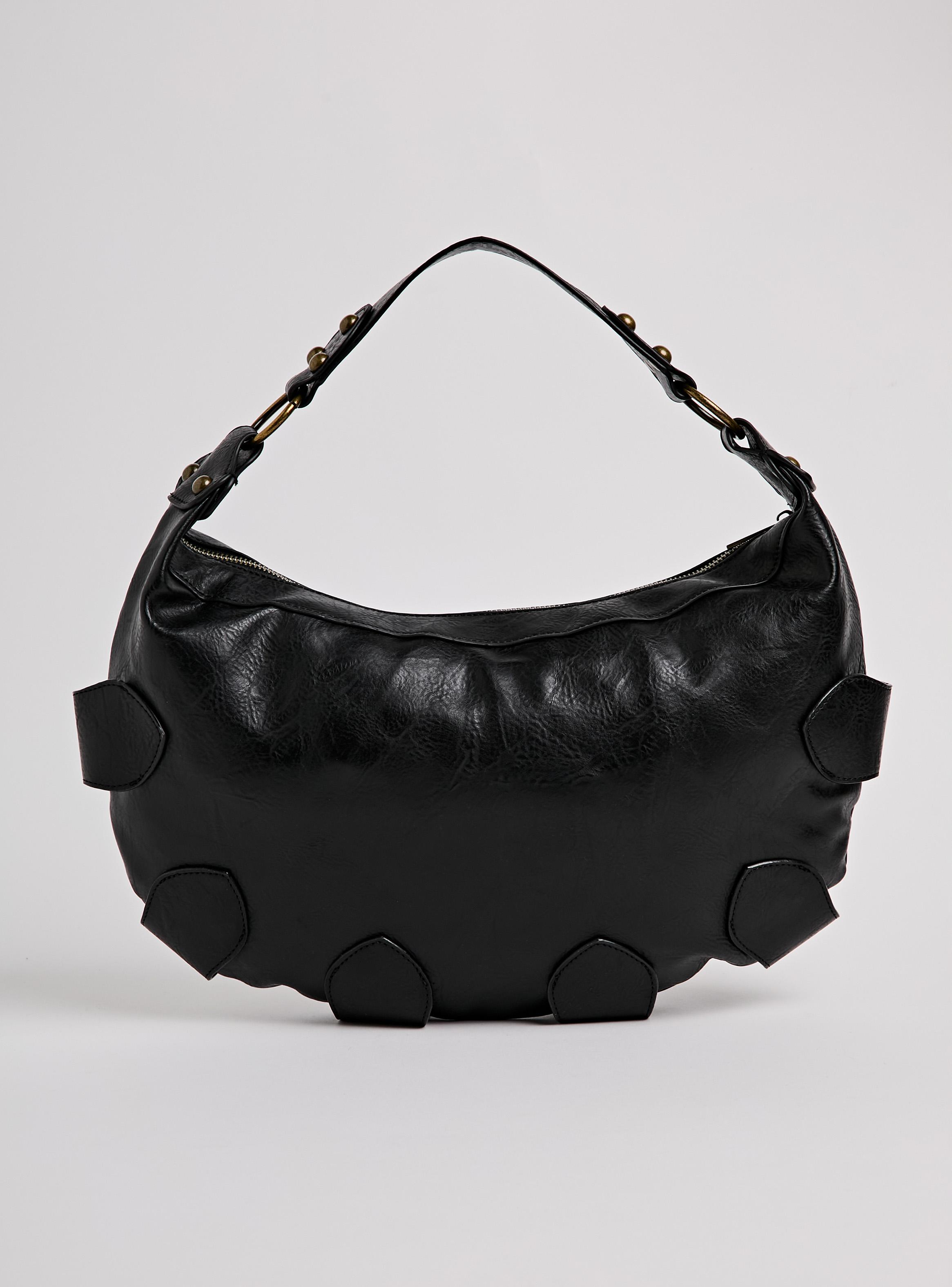 Cartera de Hombro Diseño Tachas Metálicas Eco Cuero-4