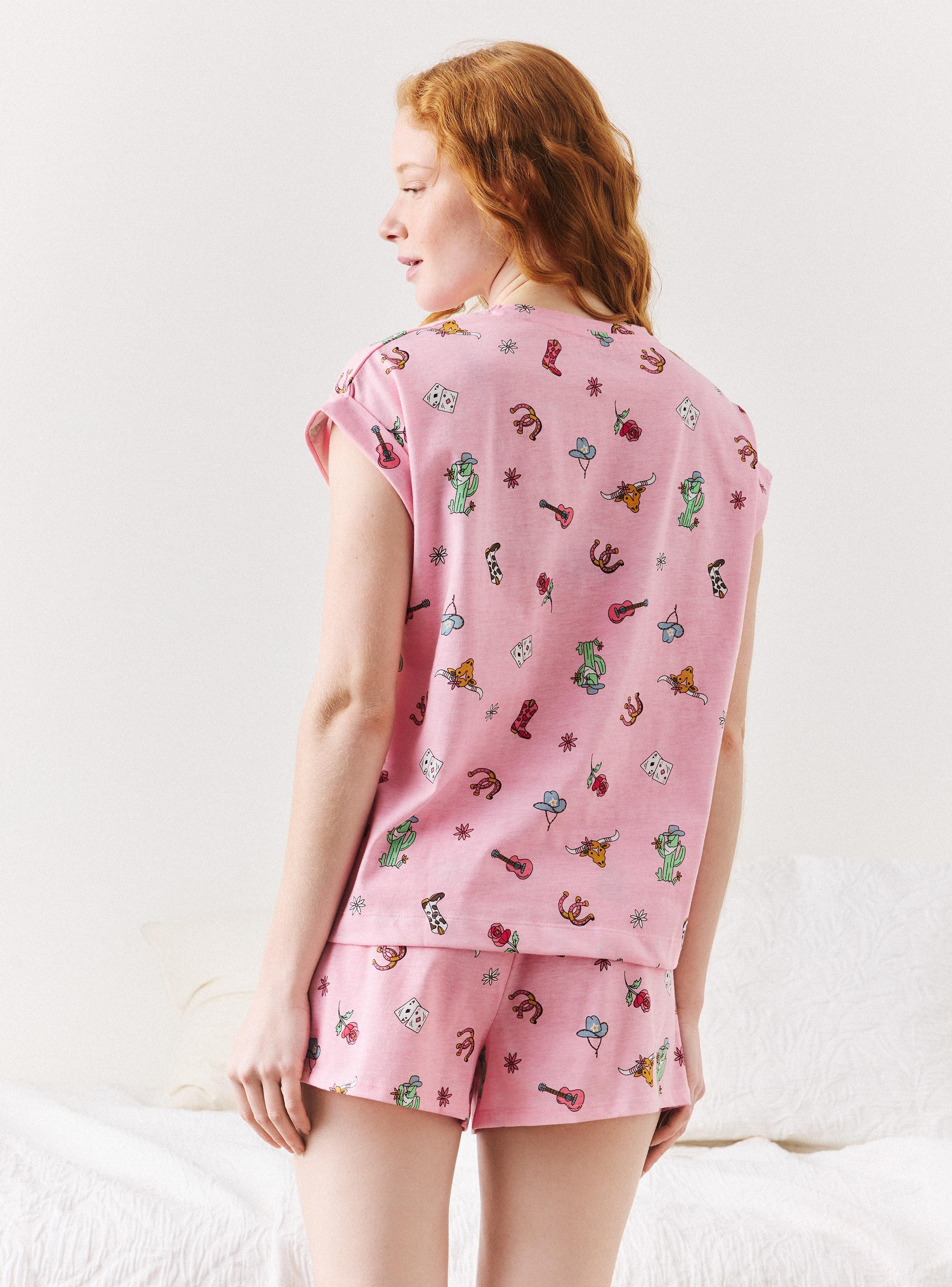 Pijama Diseño Estampado Figuras-1