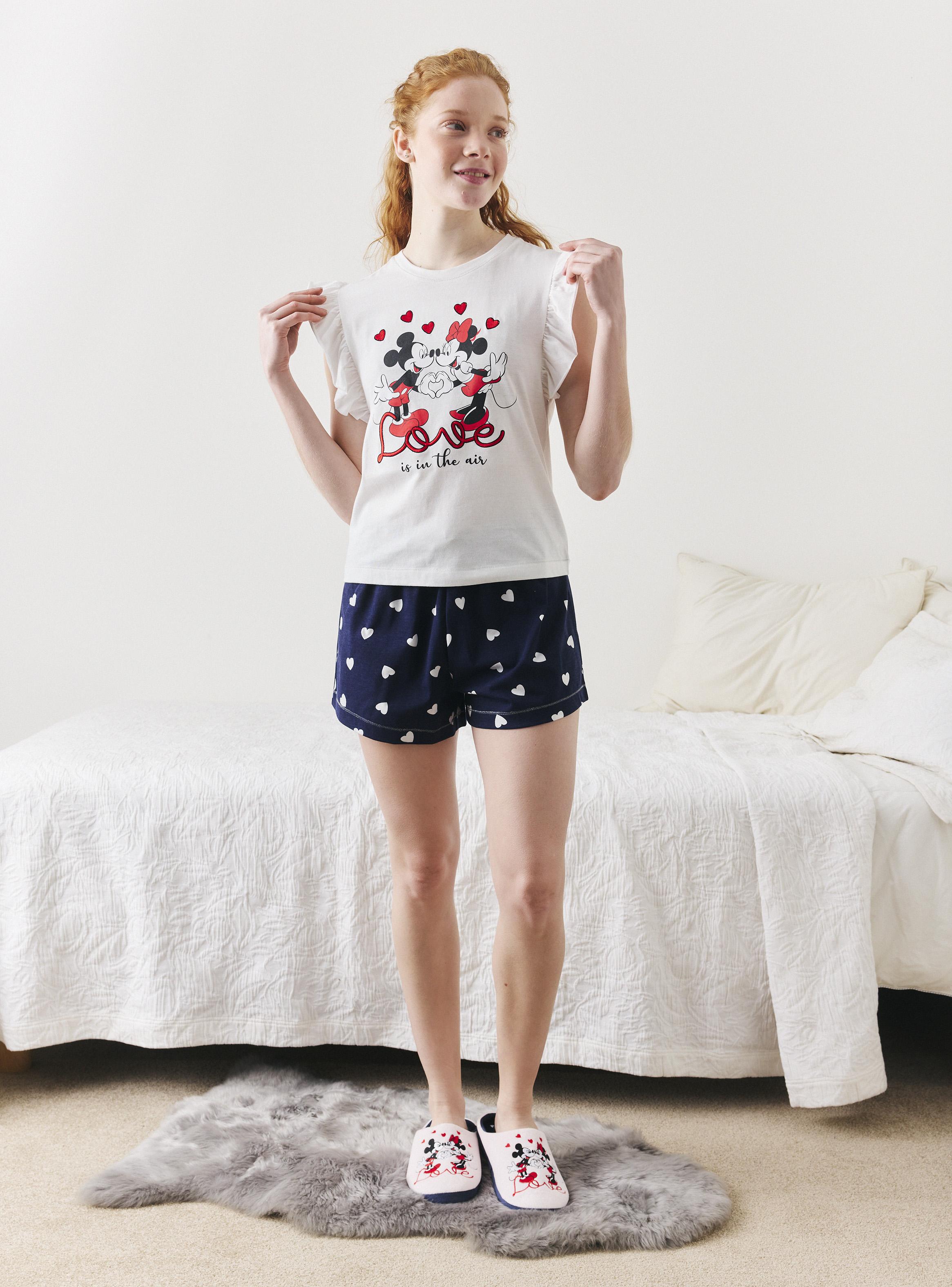 Pijama Disney Estampado Mickey & Minnie-4
