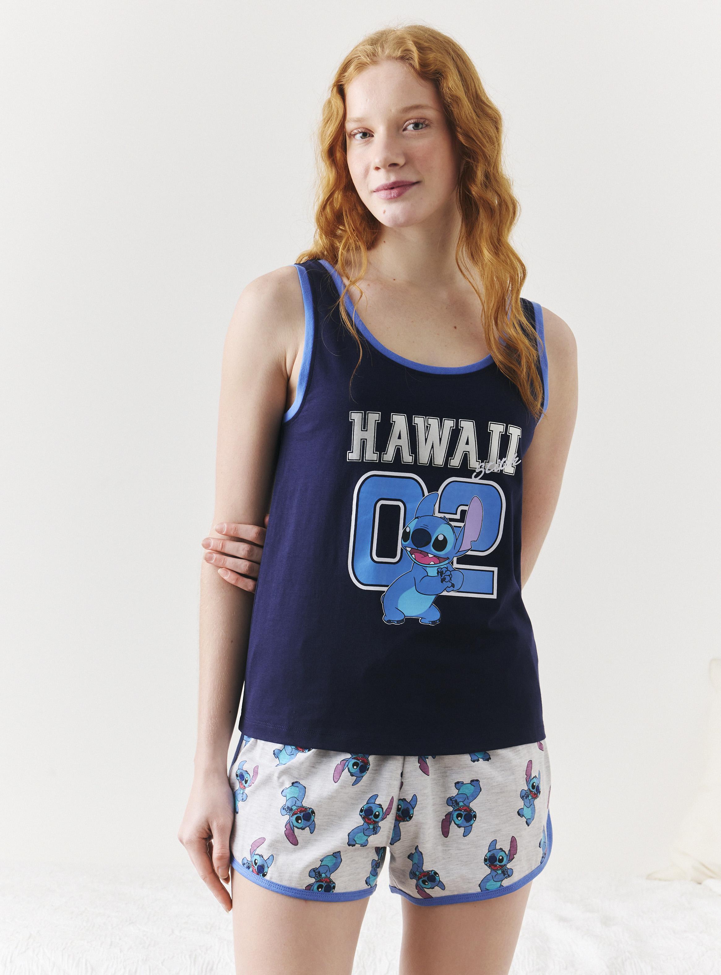 Pijama Disney Estampado Stitch Sport-0
