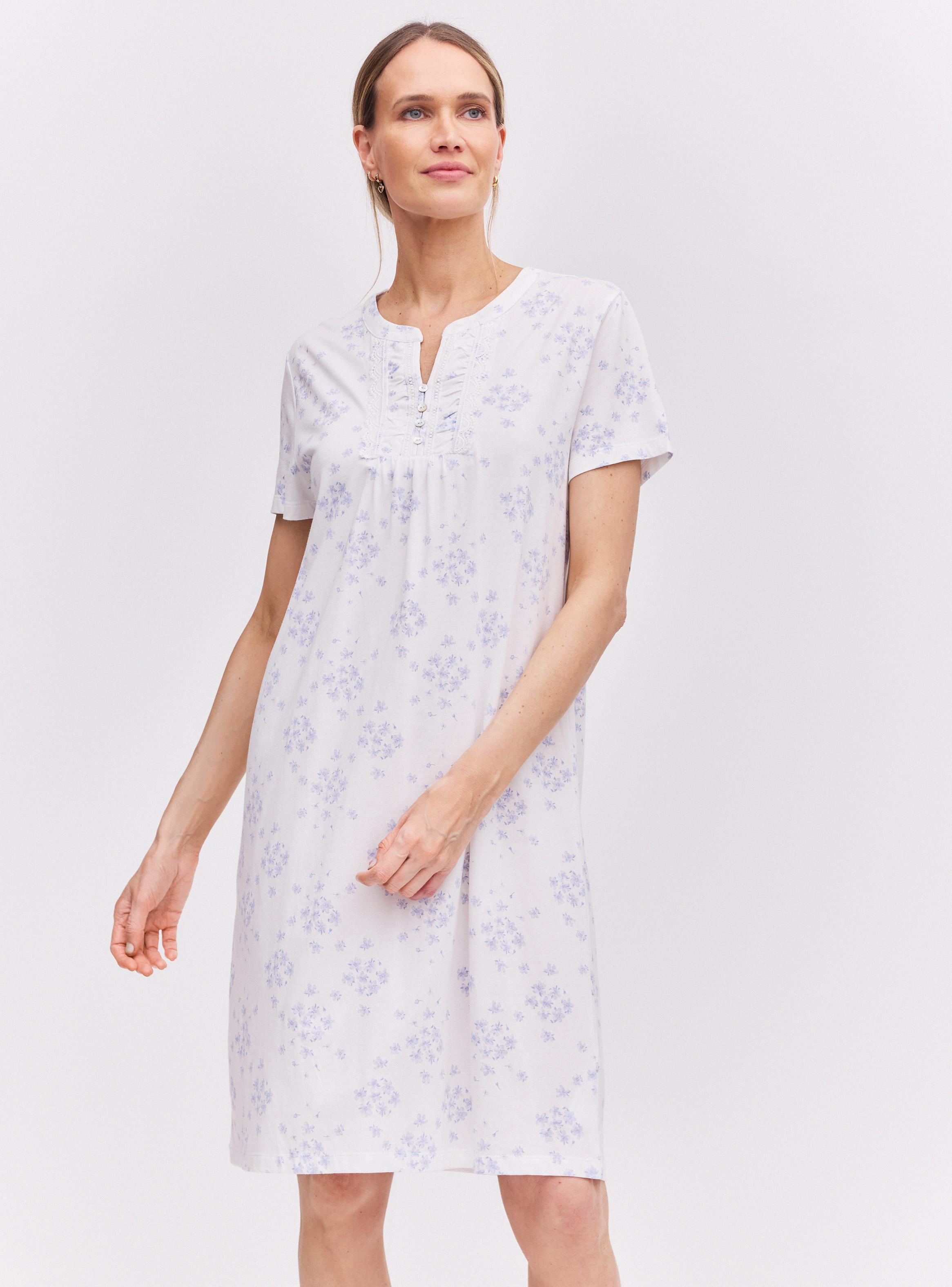 Camisa de Dormir con Detalle Estampado-0
