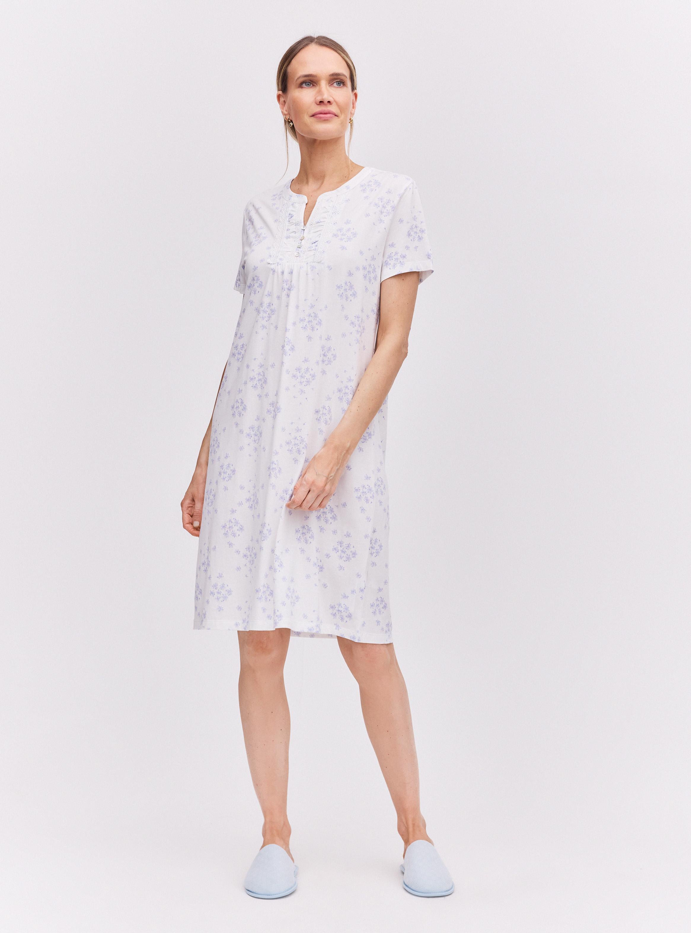 Camisa de Dormir con Detalle Estampado-4
