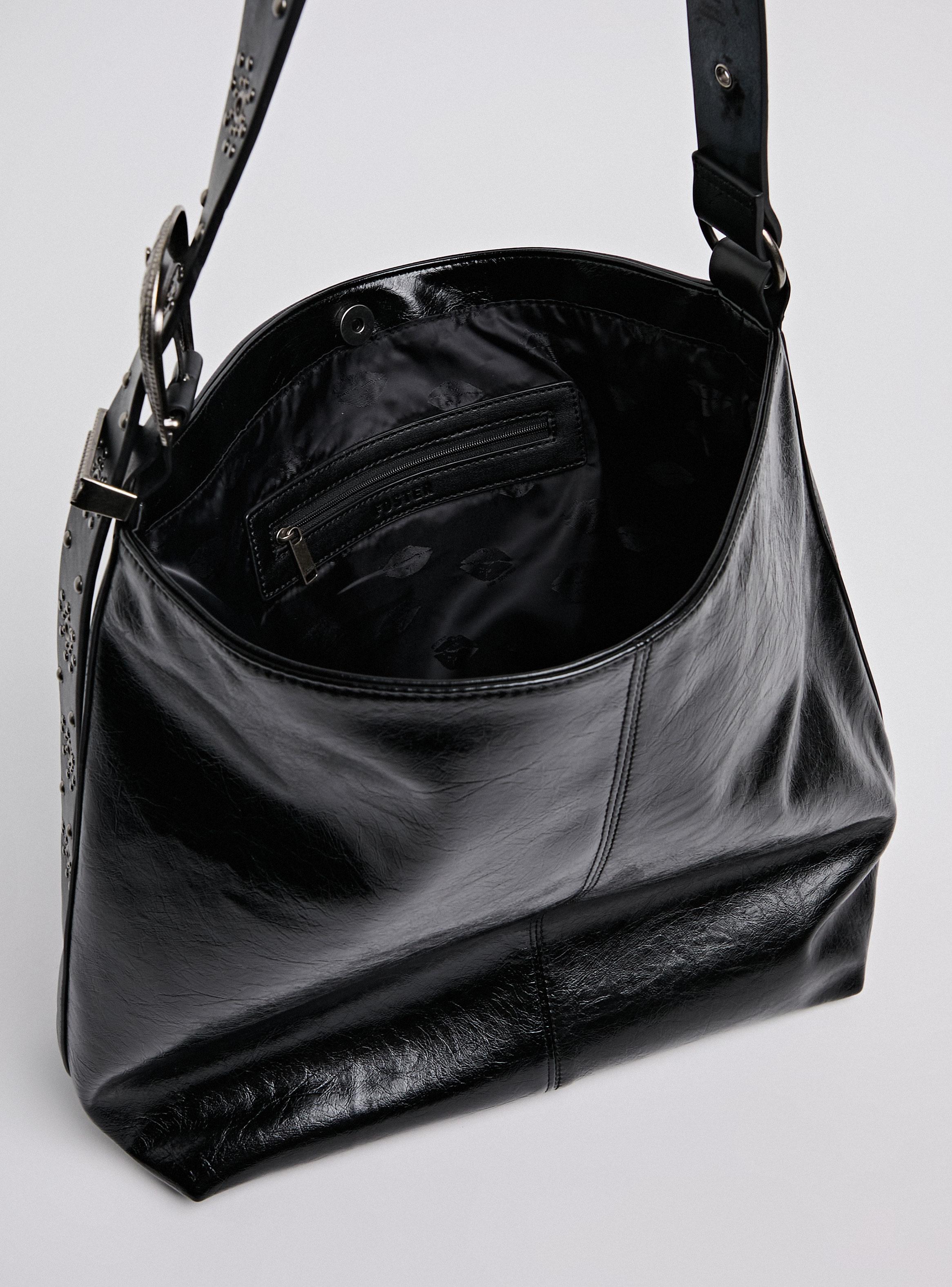 Cartera de Hombro Hobbo Hebilla y Tachas-5