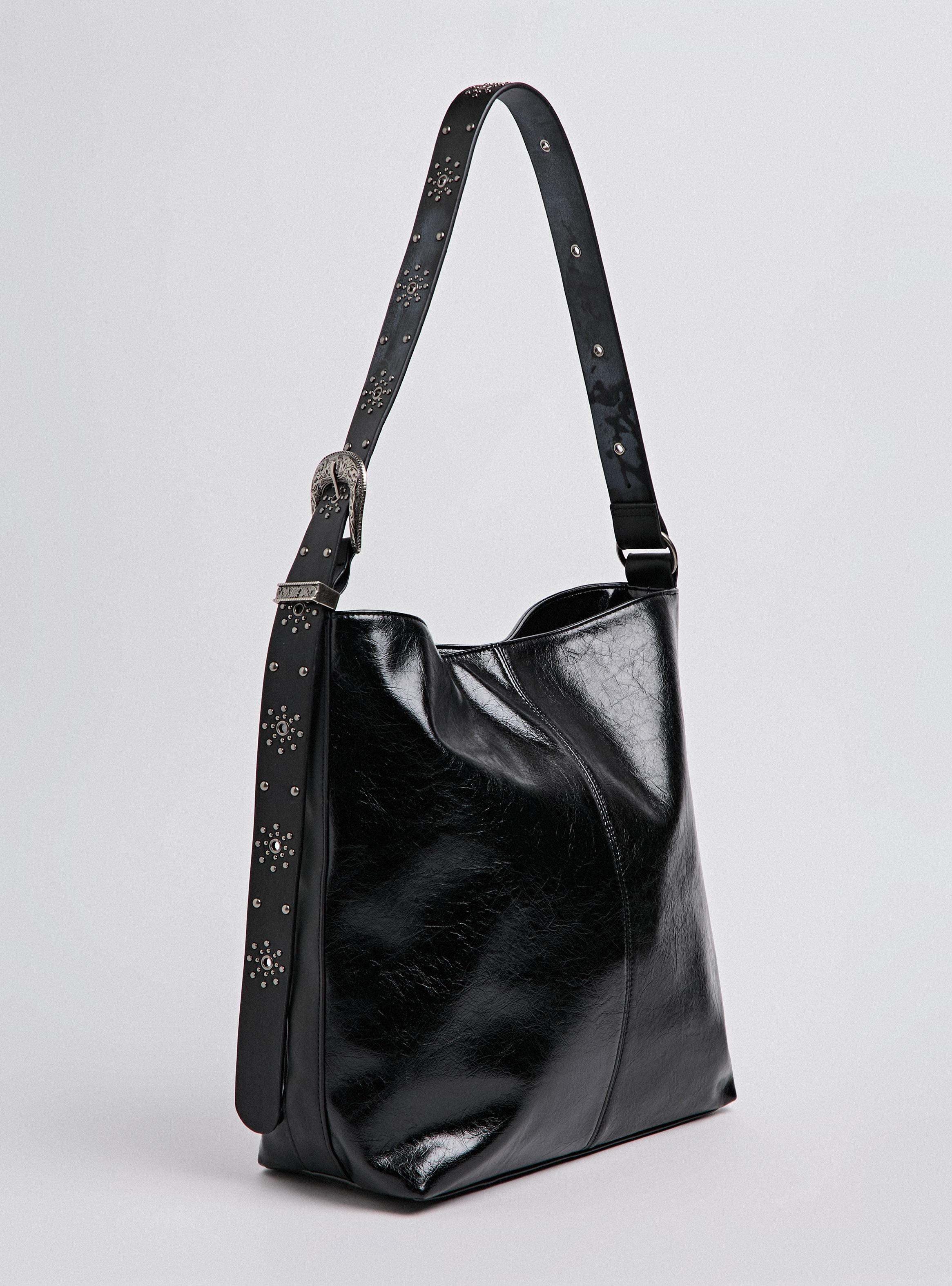 Cartera de Hombro Hobbo Hebilla y Tachas-3