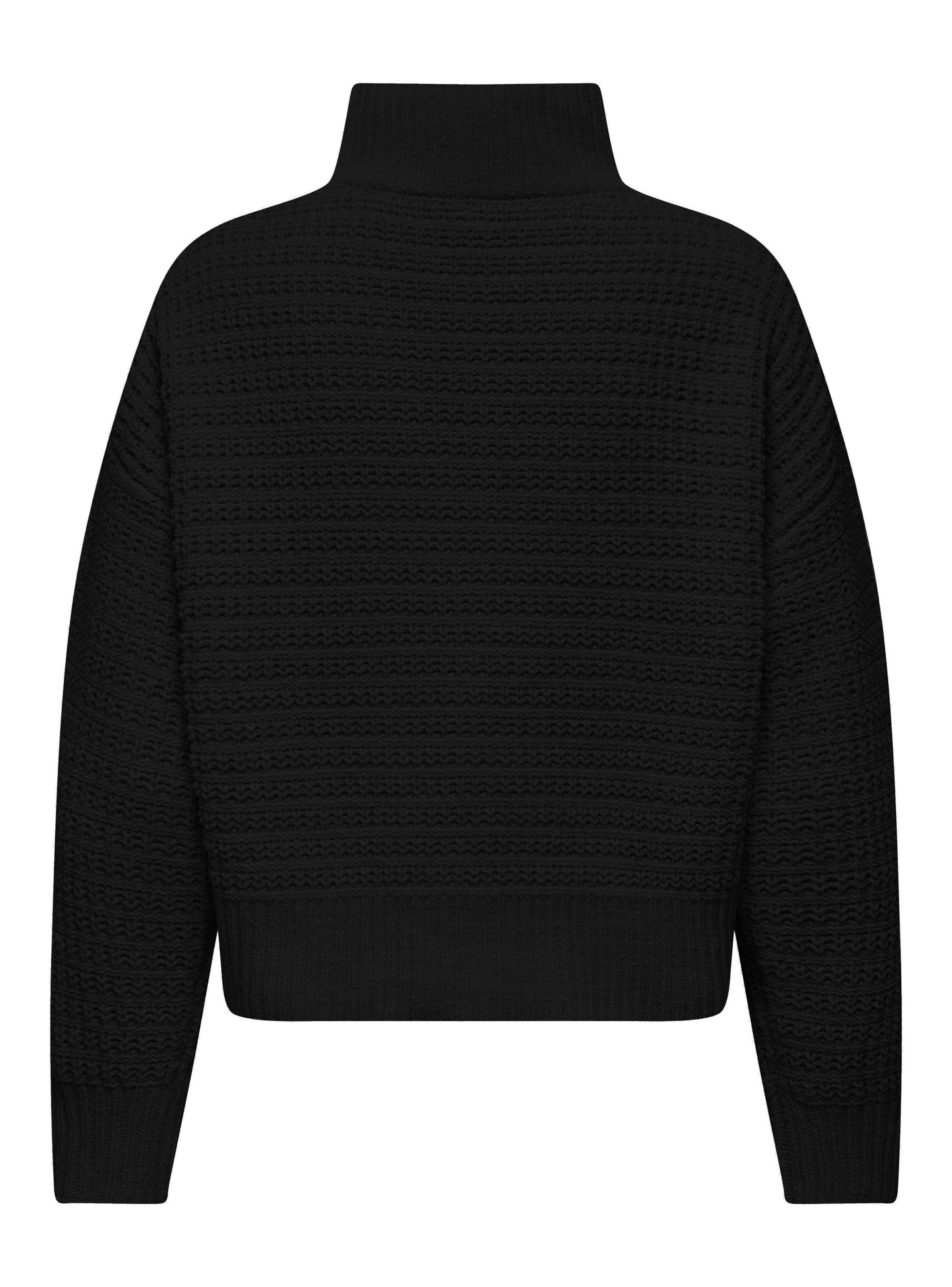 Sweater Punto de Cuello Alto Globo-4
