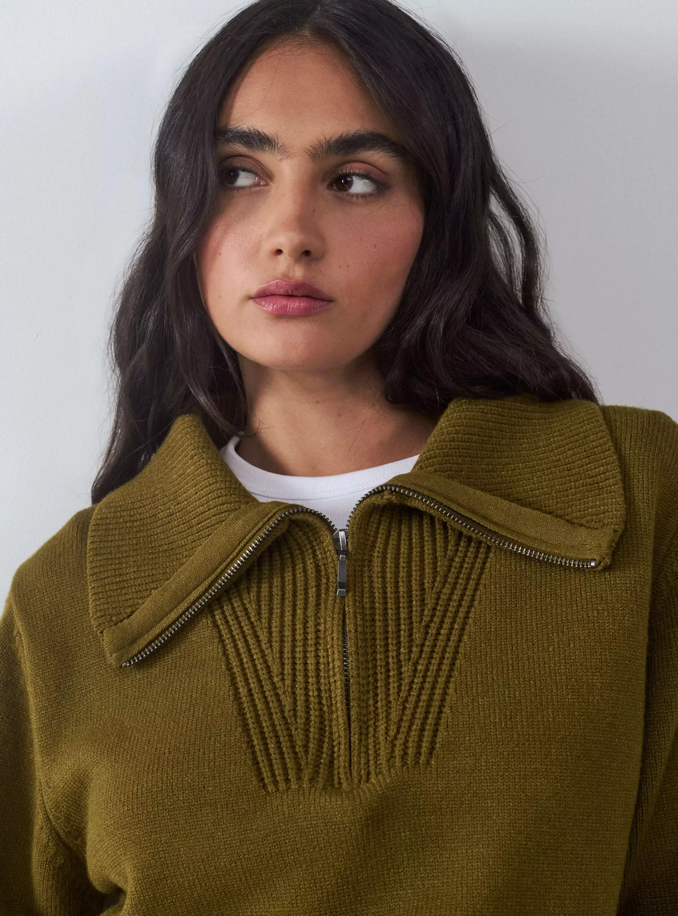 Sweater Cremallera de Punto-2