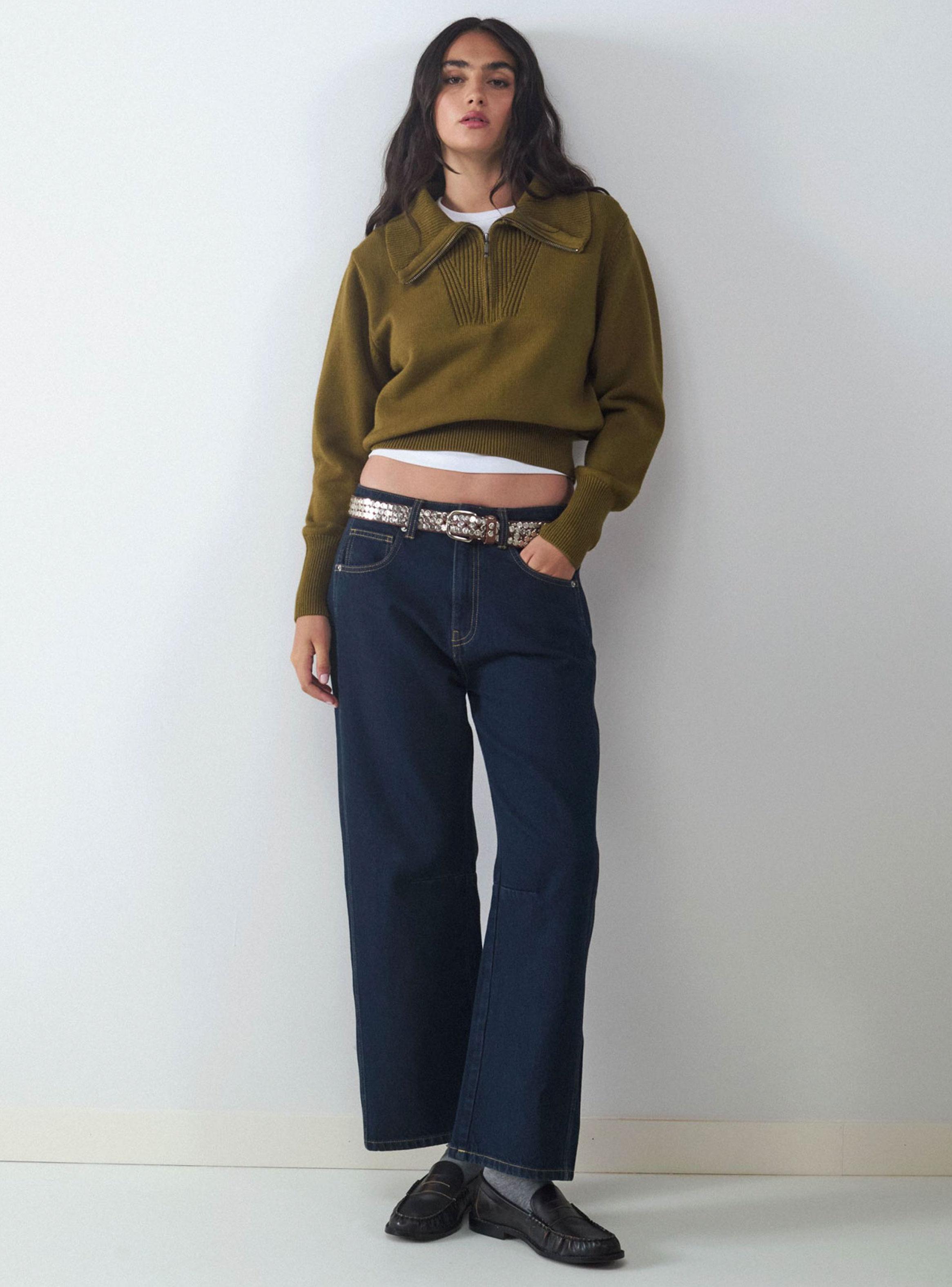 Sweater Cremallera de Punto-3