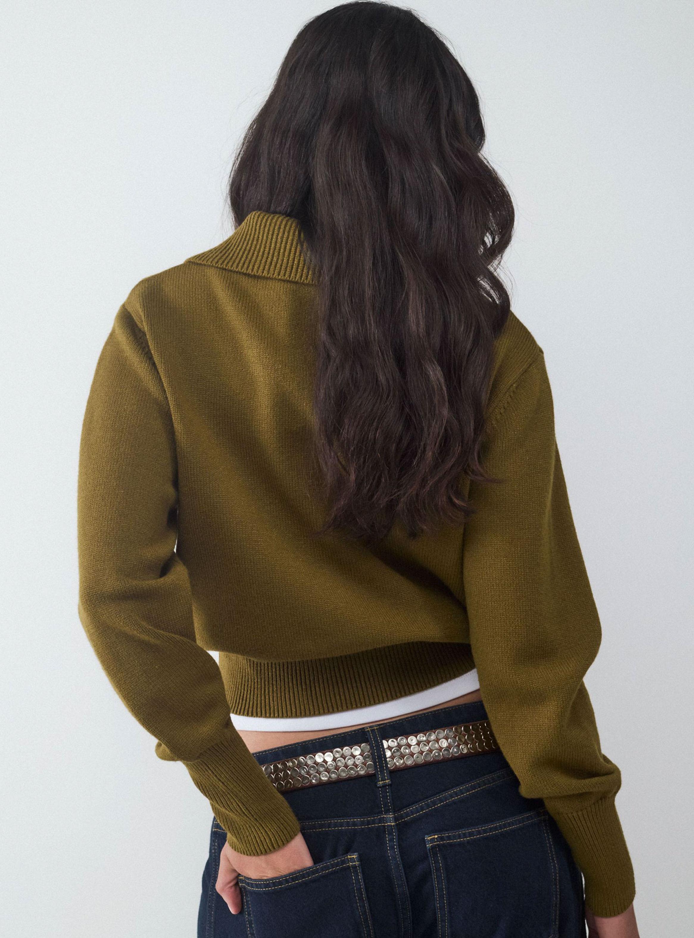 Sweater Cremallera de Punto-1