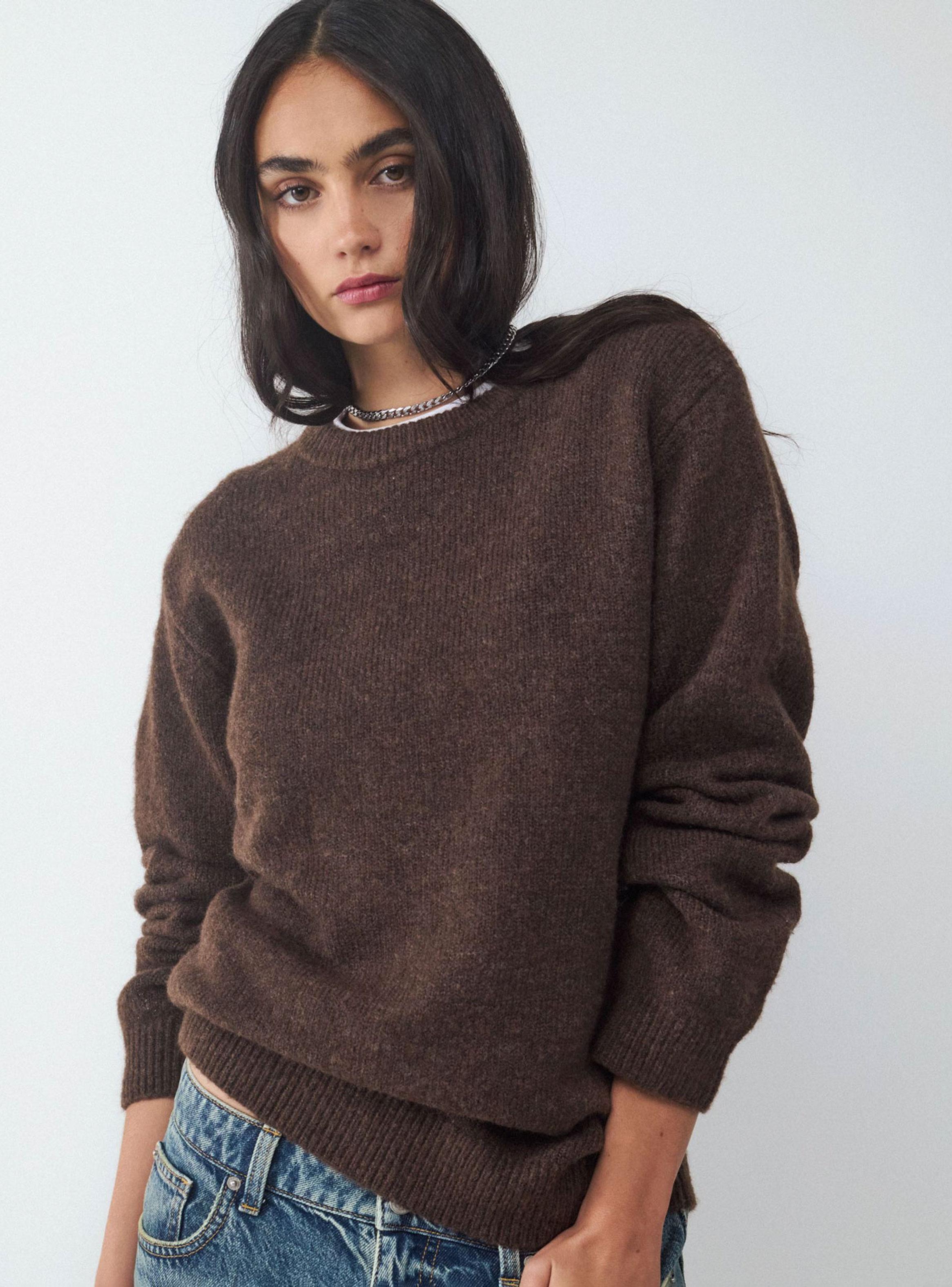 Sweater Punto Cuello Redondo-0