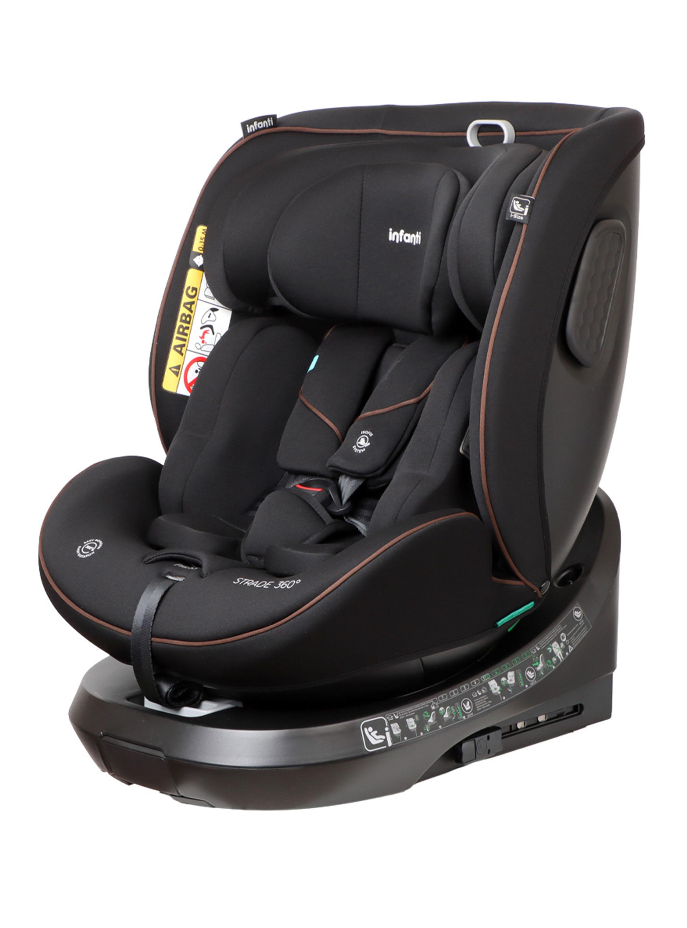 Silla de Auto Convertible Strade 360° Black-0