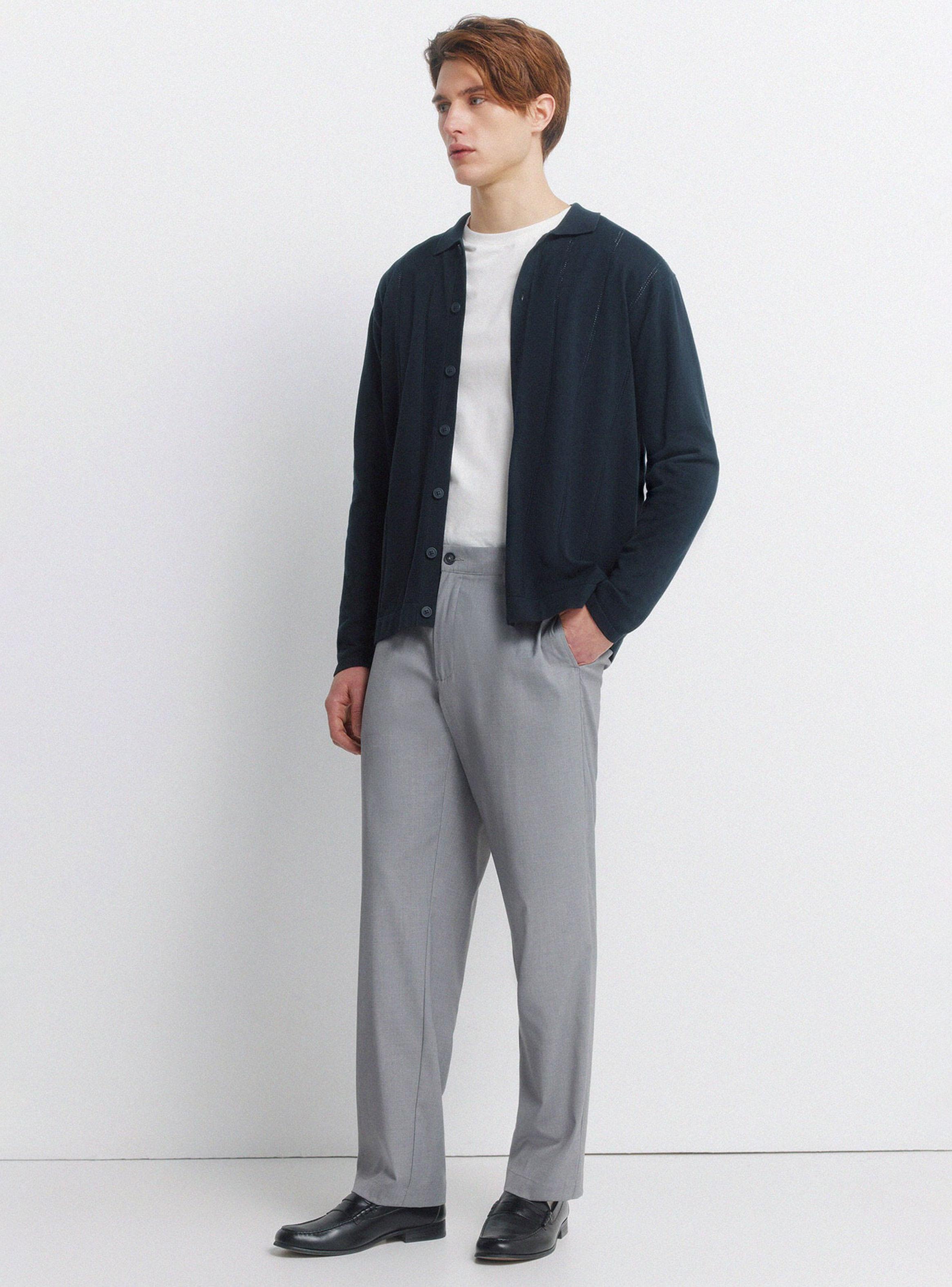 Chaleco Botones Cuello Polo-3