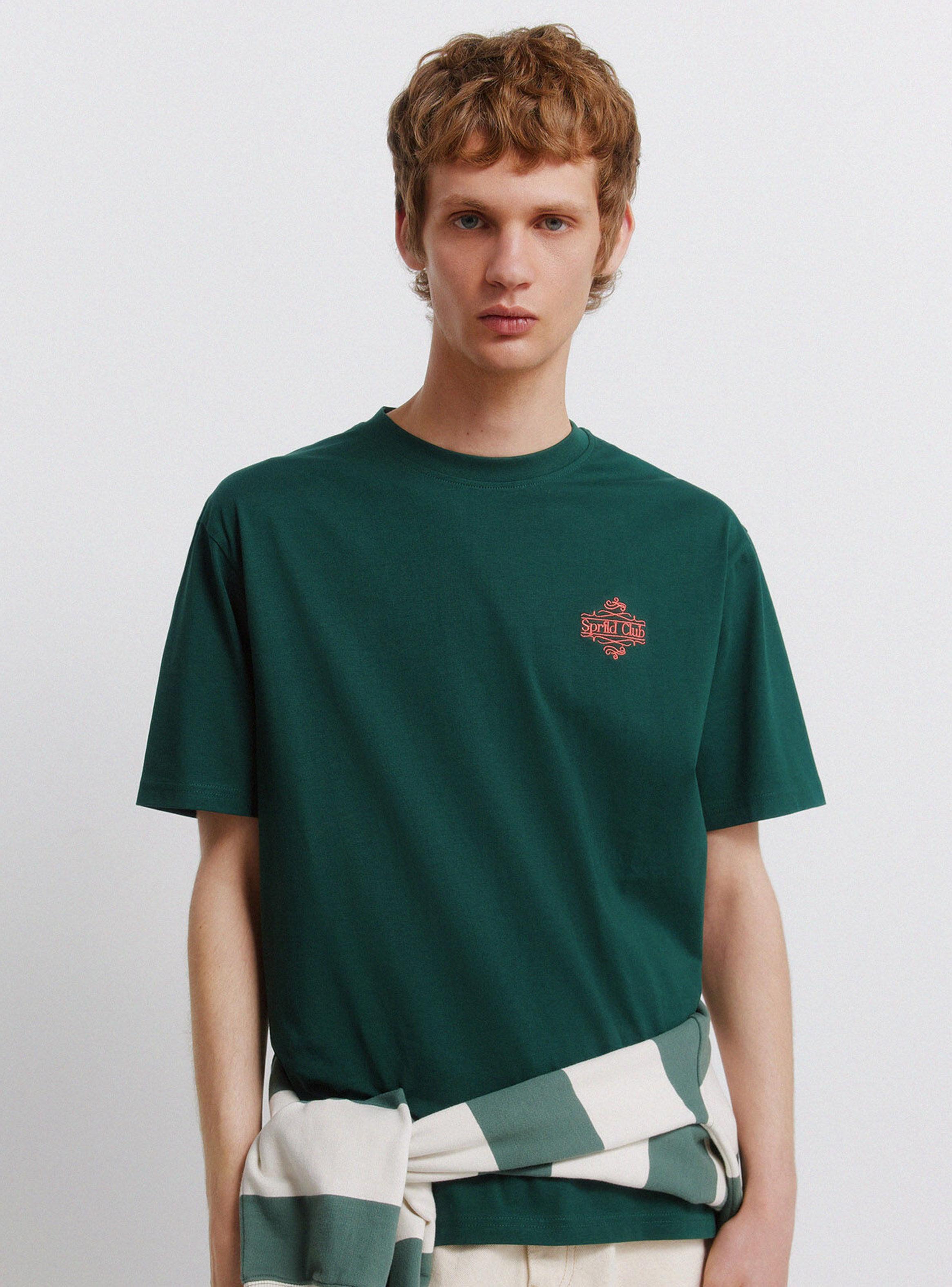 Polera Bordada Flúor-0