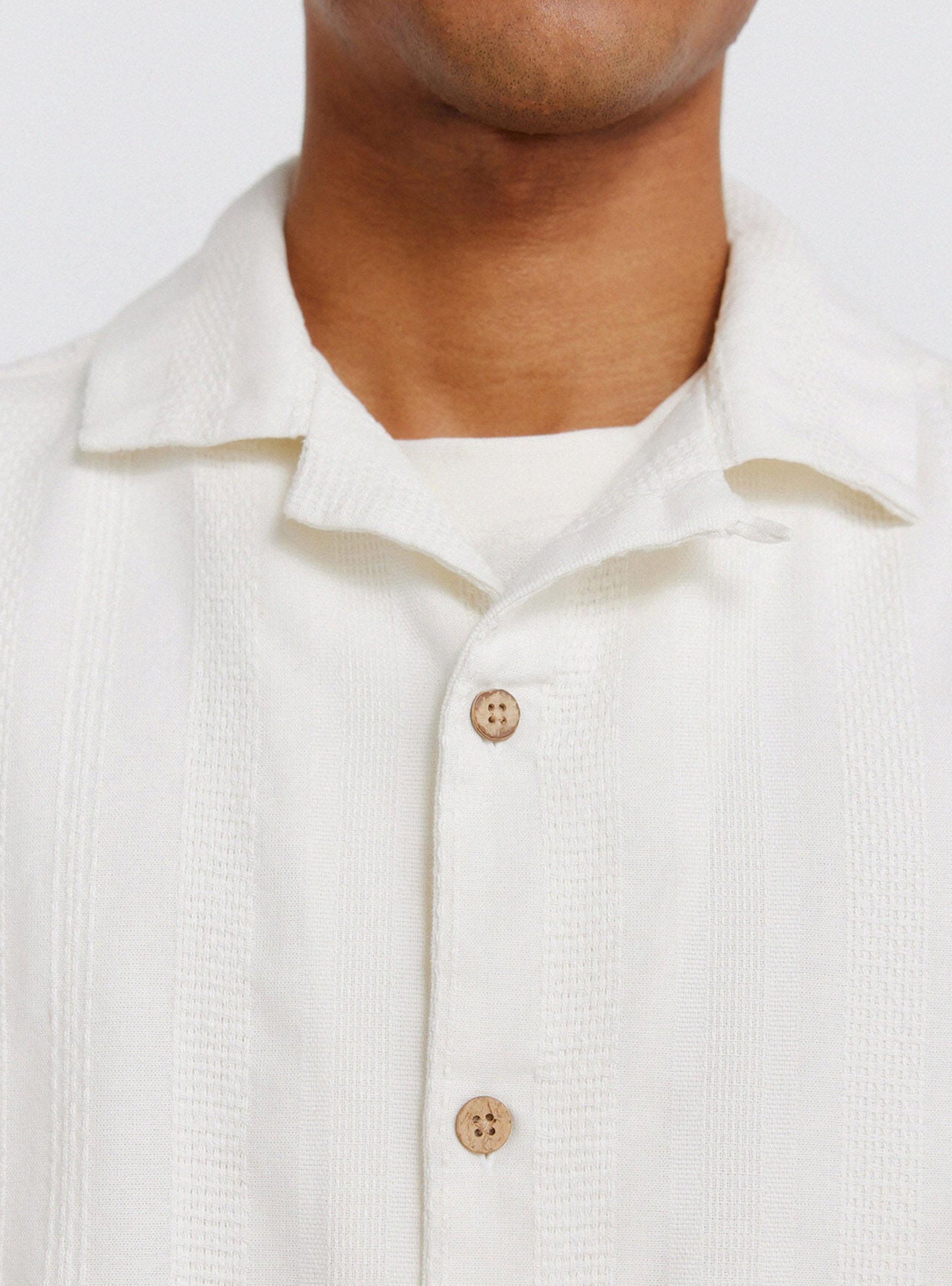 Camisa Bowling Manga Corta Jacquard-3