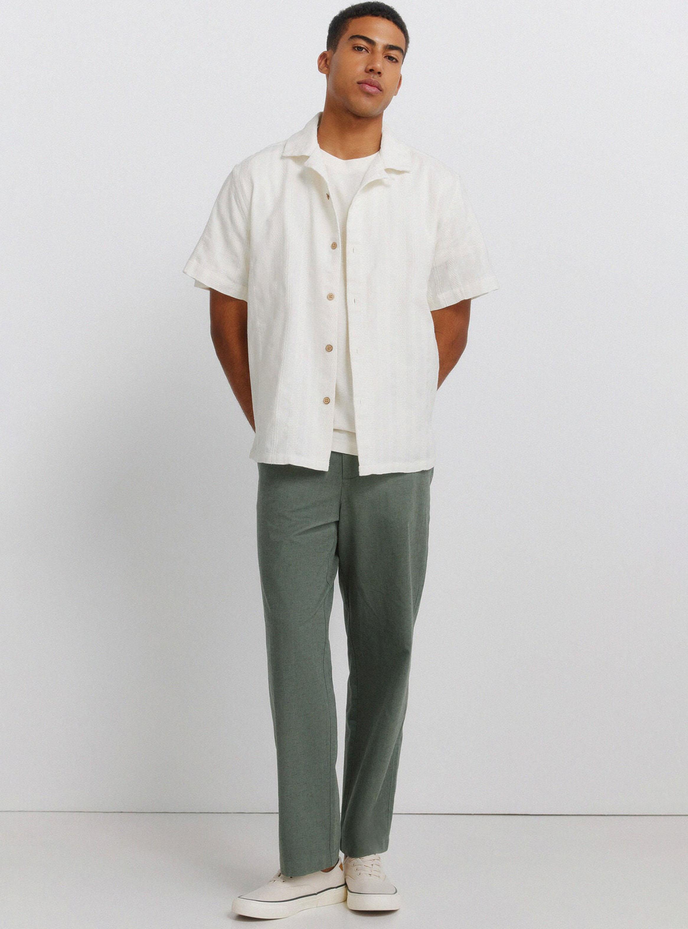 Camisa Bowling Manga Corta Jacquard-4