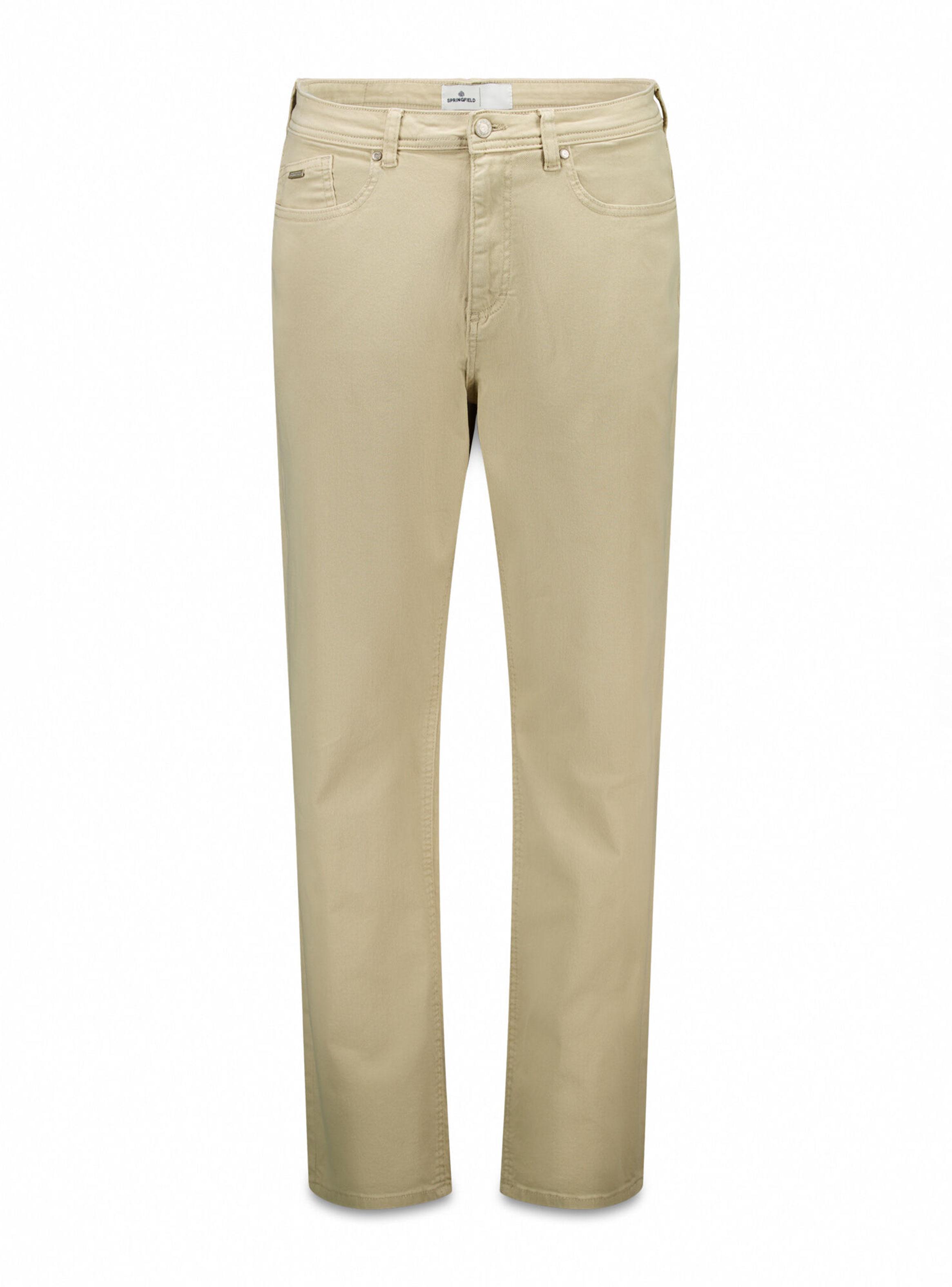 Pantalón 5 Bolsillos Lavado Slim Fit-5