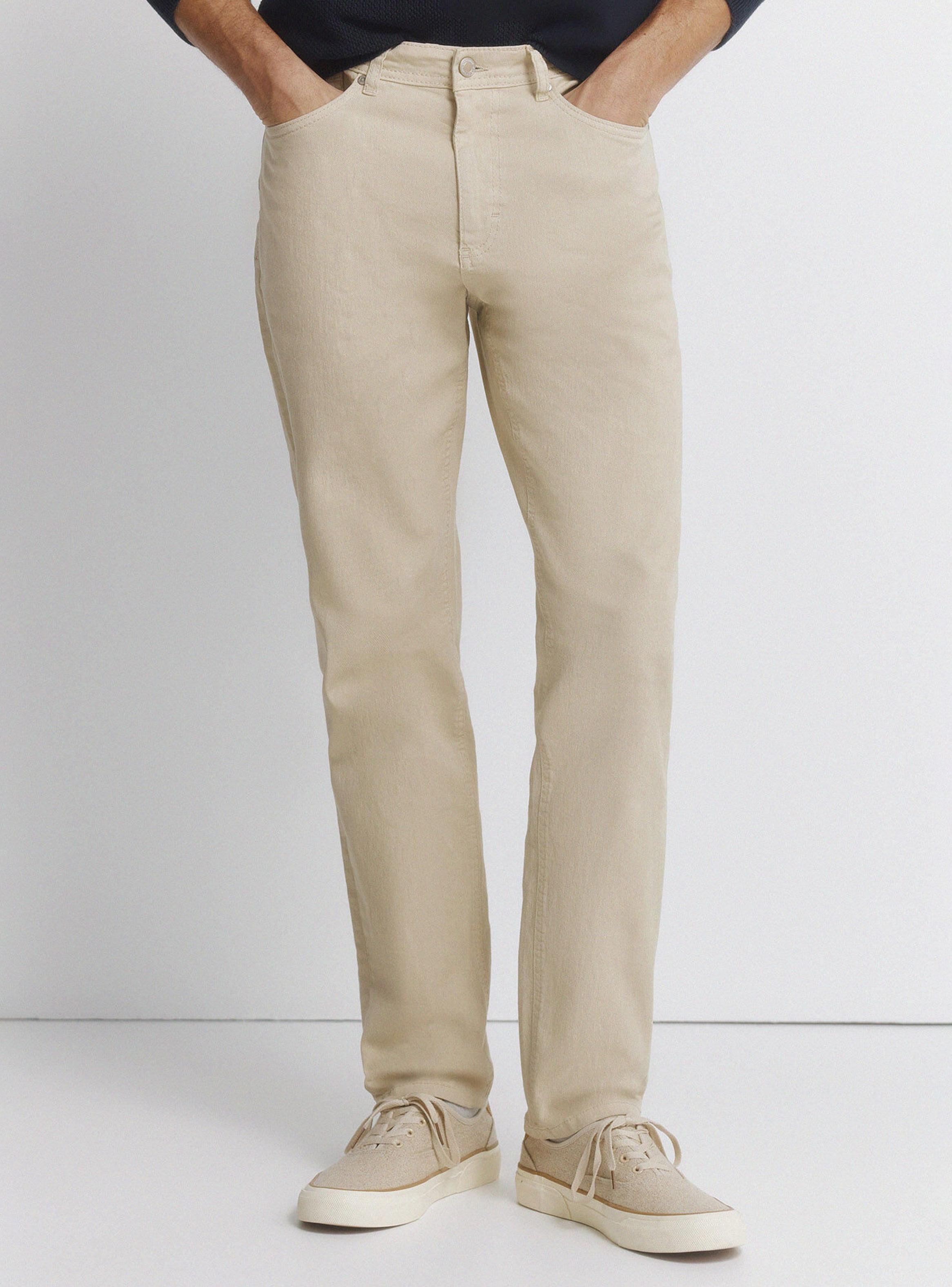Pantalón 5 Bolsillos Lavado Slim Fit-0