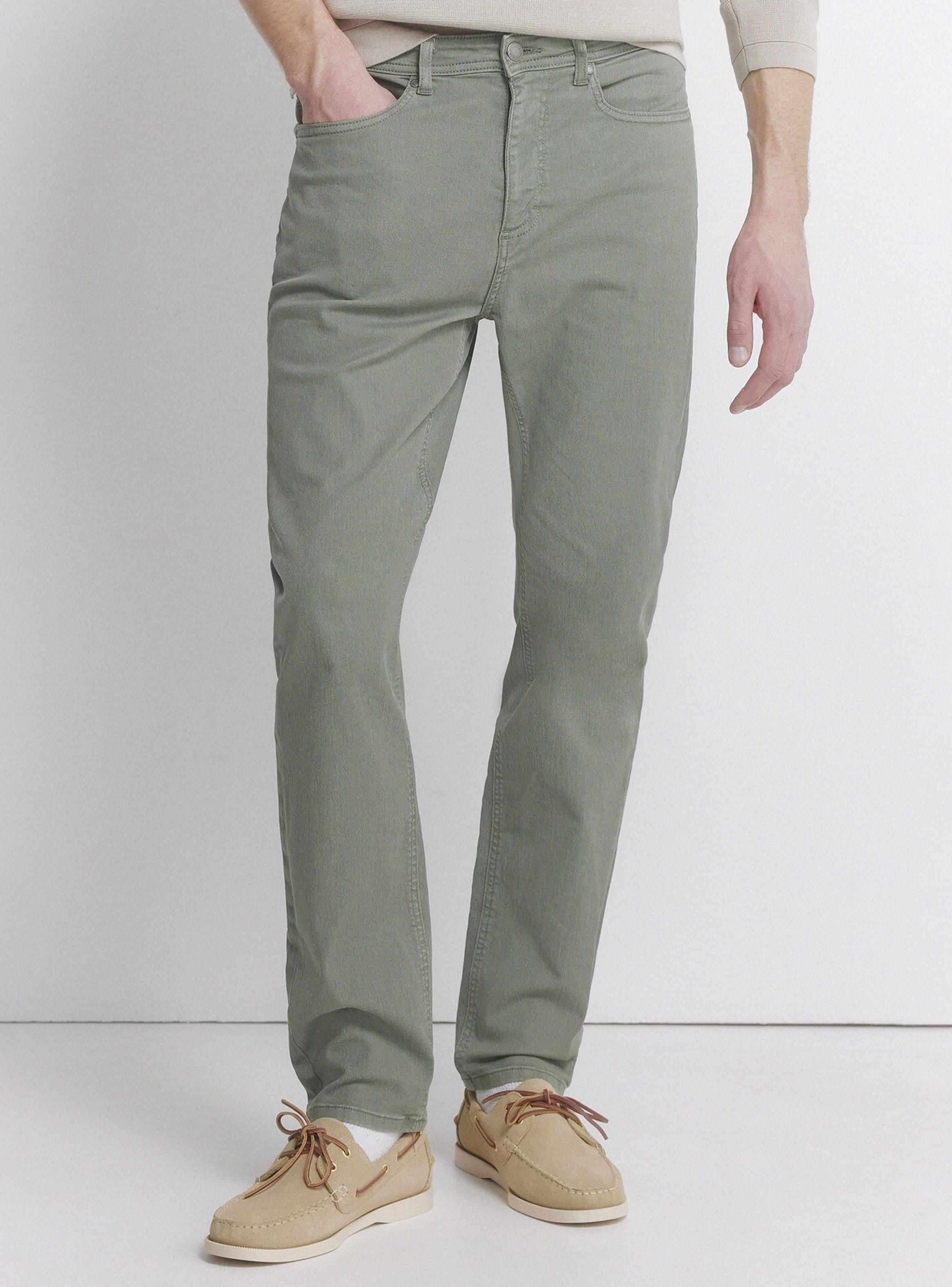 Pantalón 5 Bolsillos Lavado Slim Fit-0