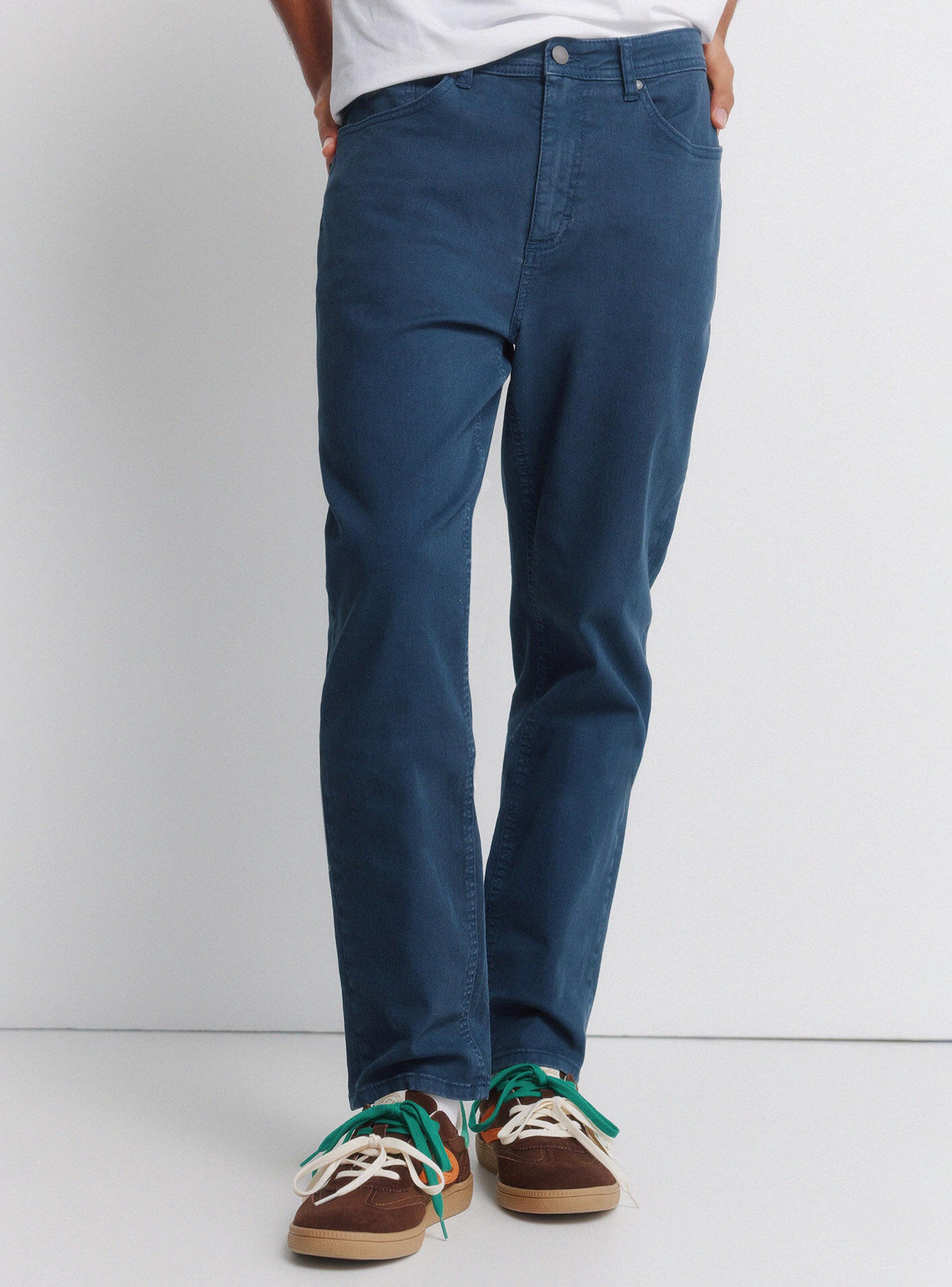 Pantalón 5 Bolsillos Lavado Slim Fit-0