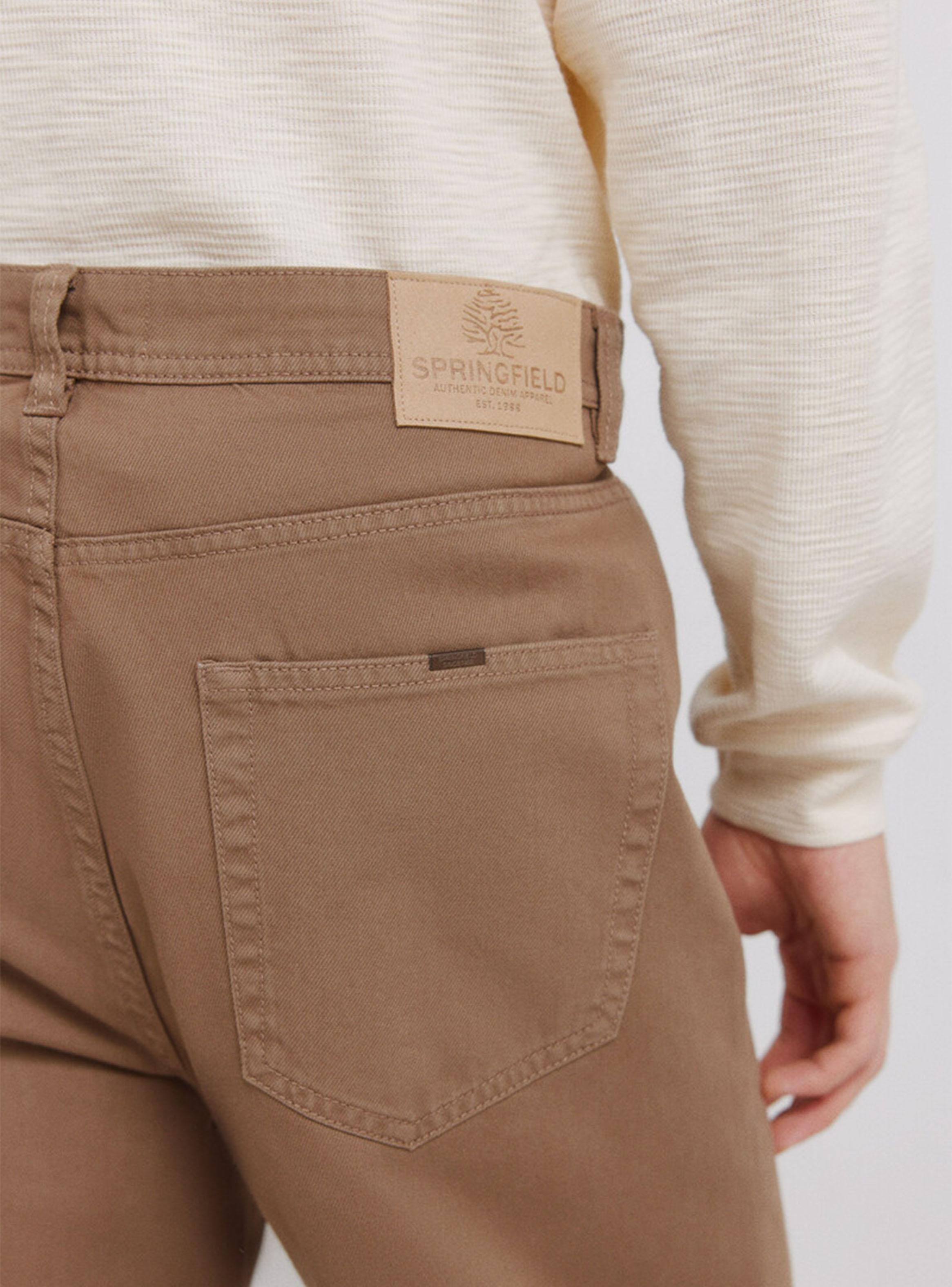 Pantalón Lavado Straight Fit-3