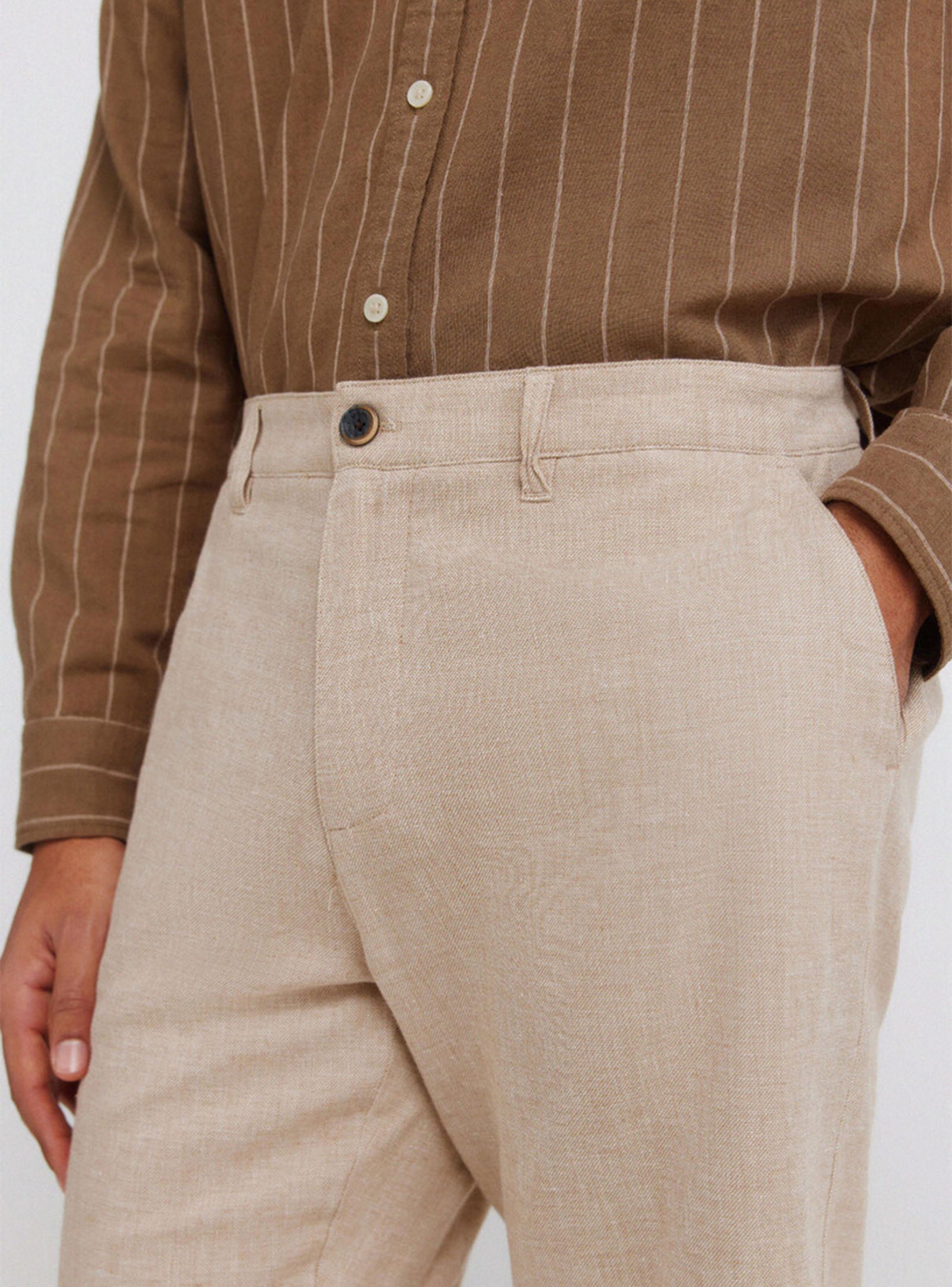 Bermudas Dobby Comfort Fit de Lino-3