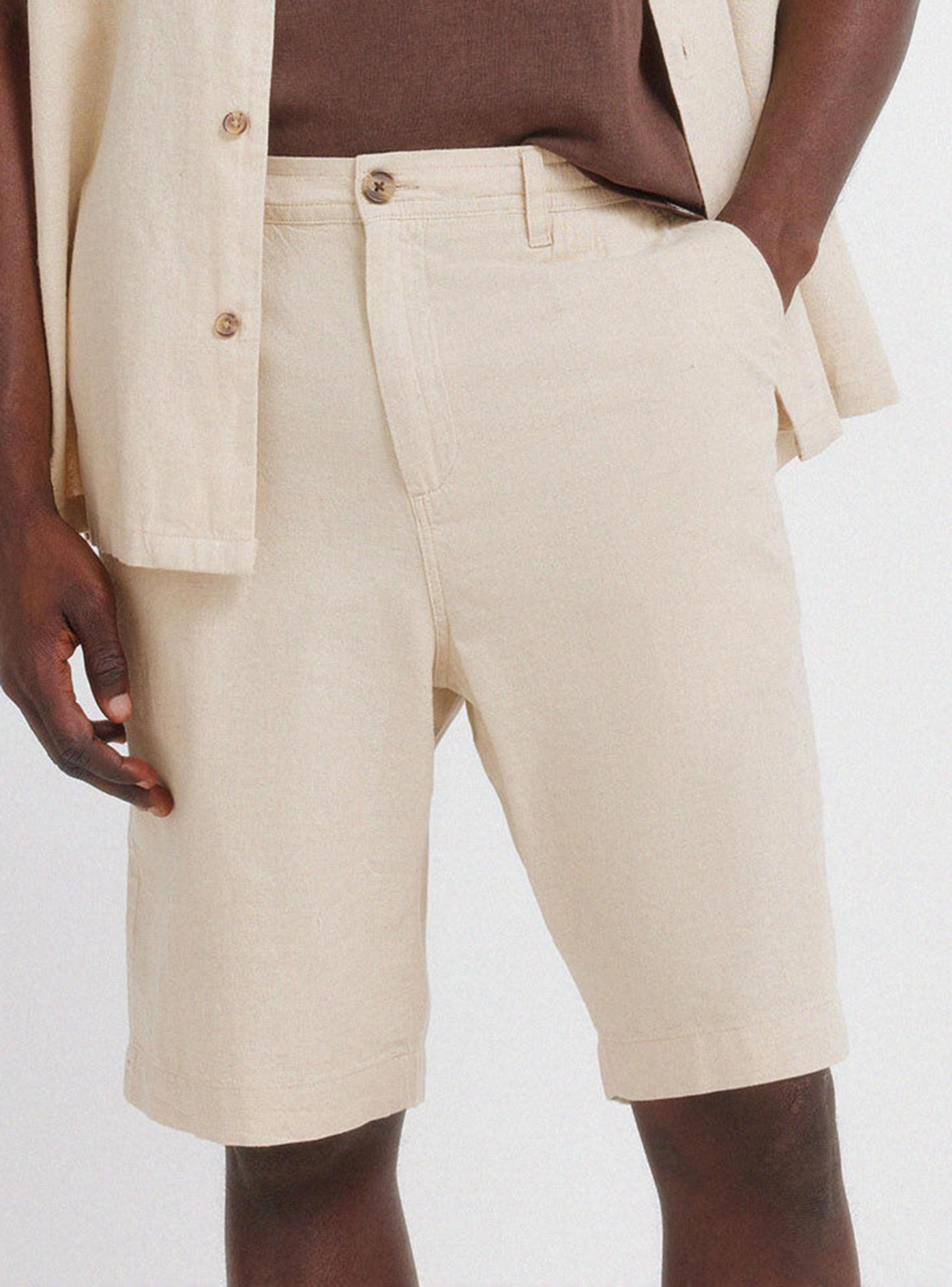Bermuda Lino Relaxed Fit-2