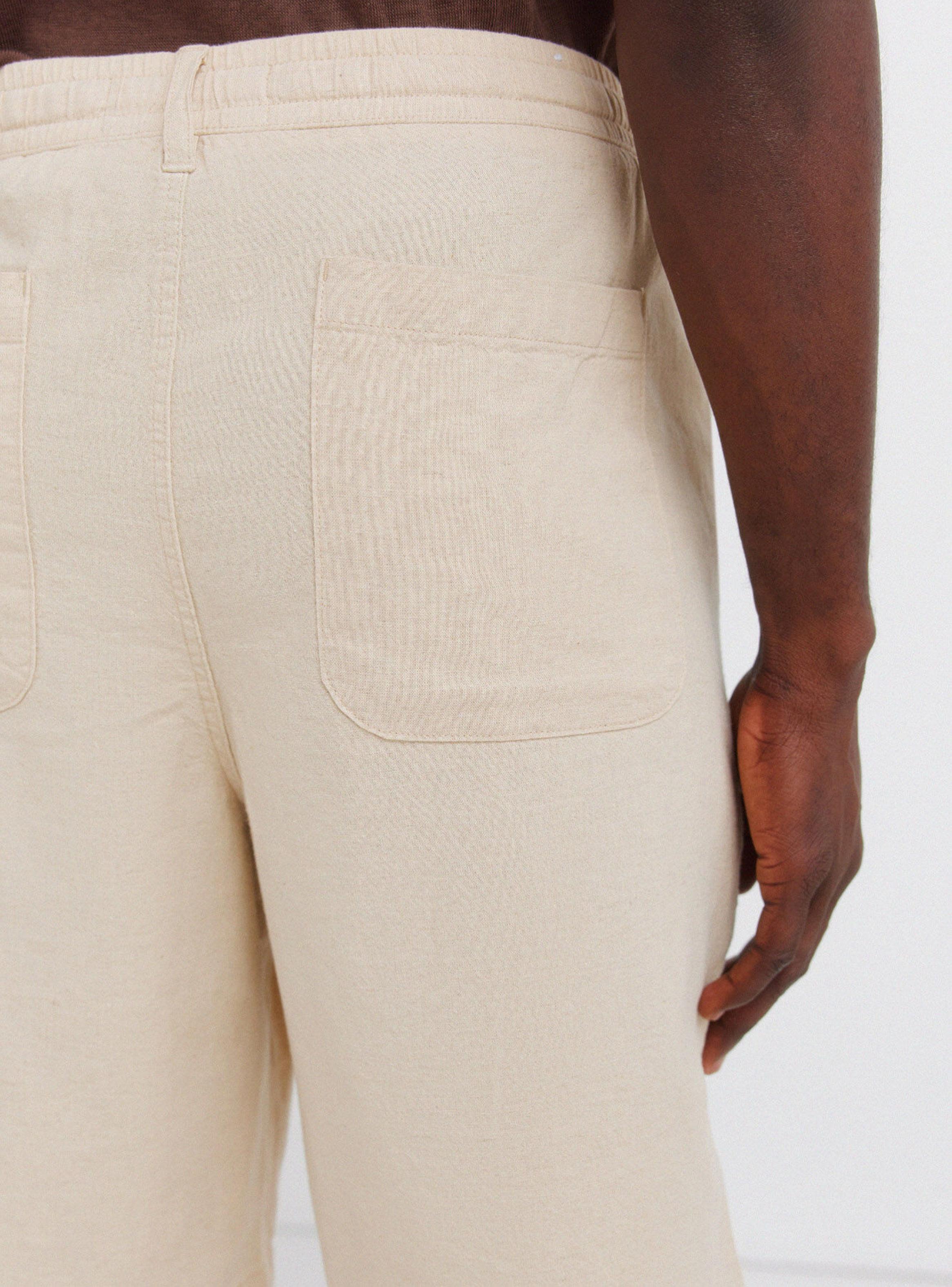 Bermuda Lino Relaxed Fit-4