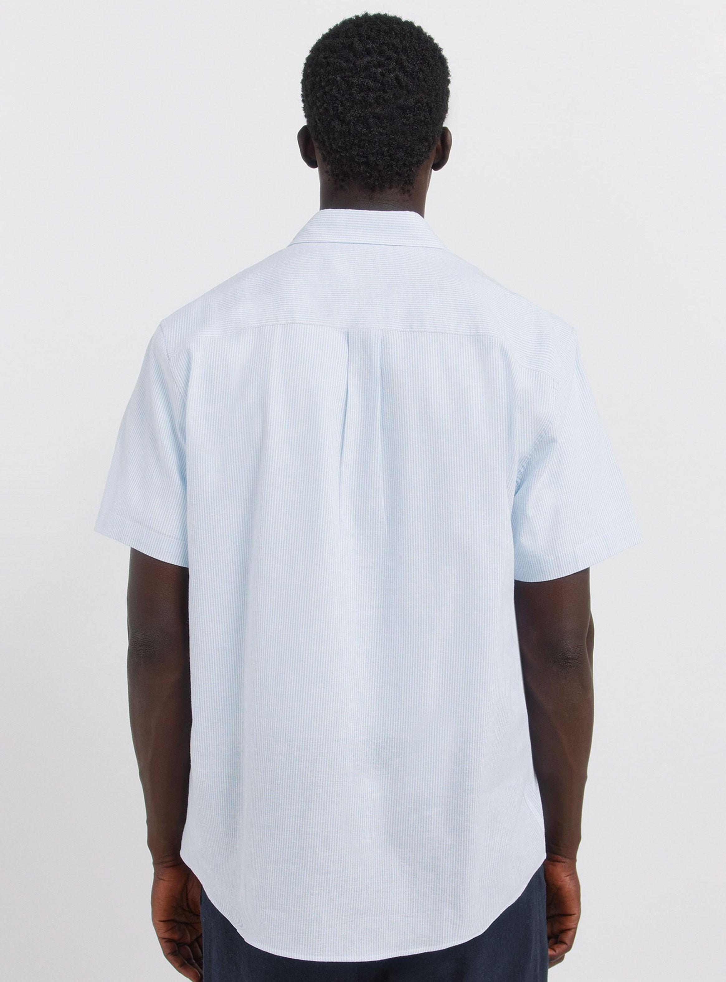 Camisa Manga Corta Lino Micro Raya-1