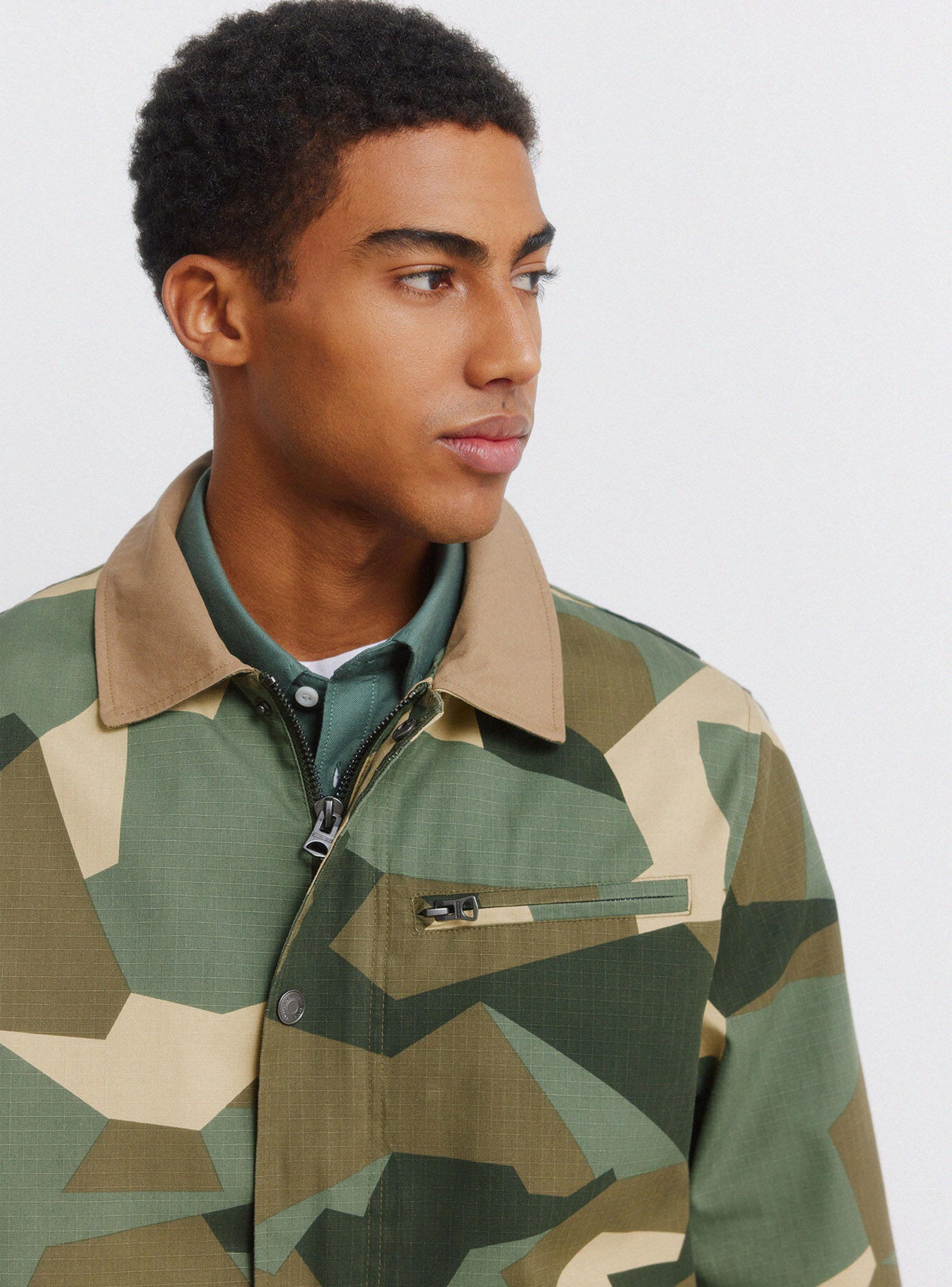 Parka Camuflaje Cuello Contraste-2