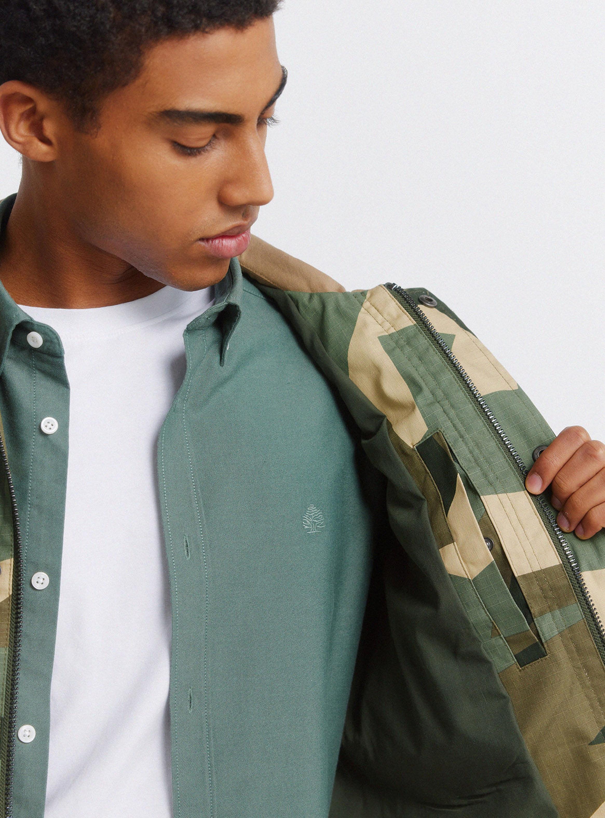 Parka Camuflaje Cuello Contraste-3