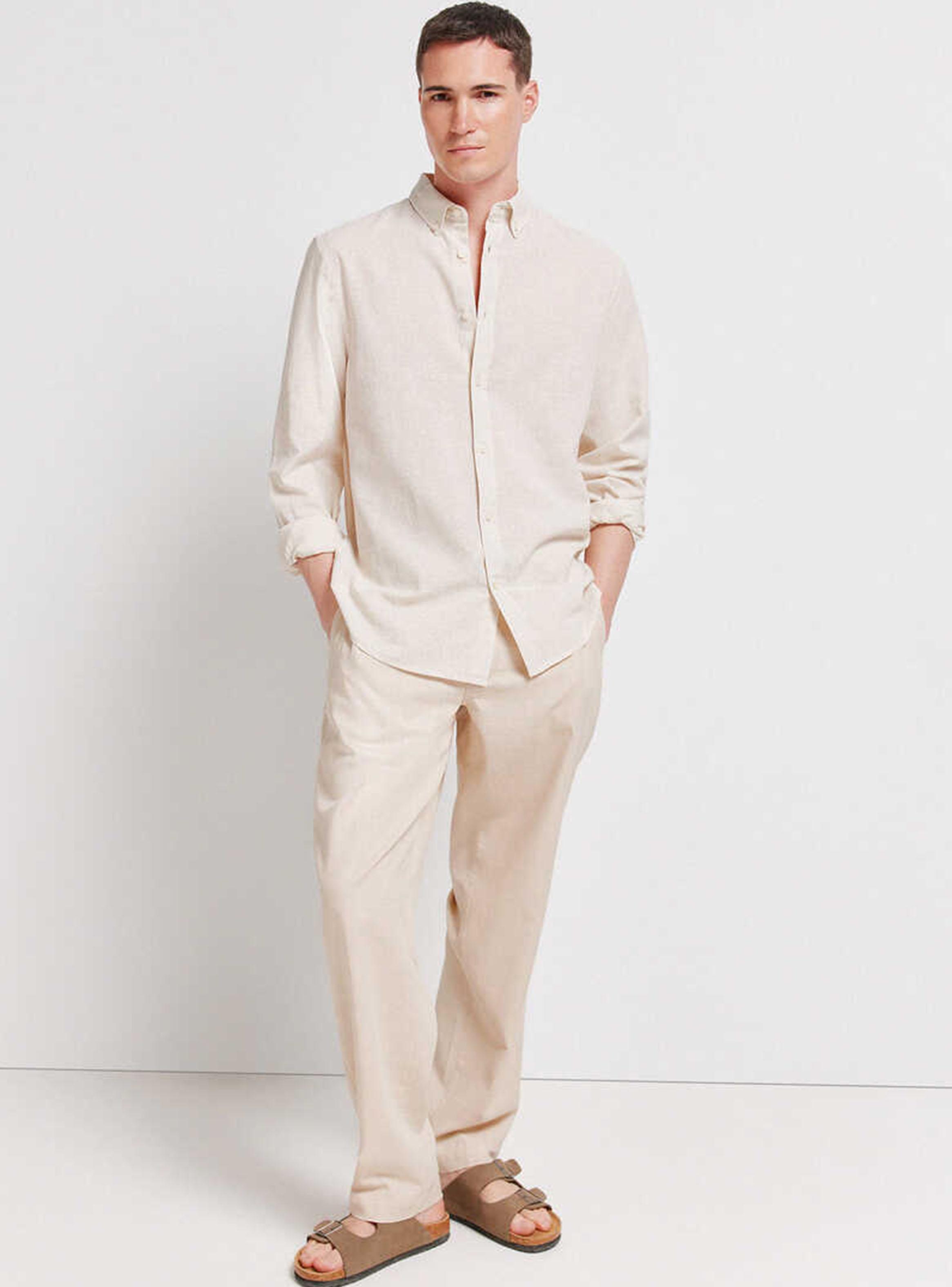 Camisa Lino Unicolor-5