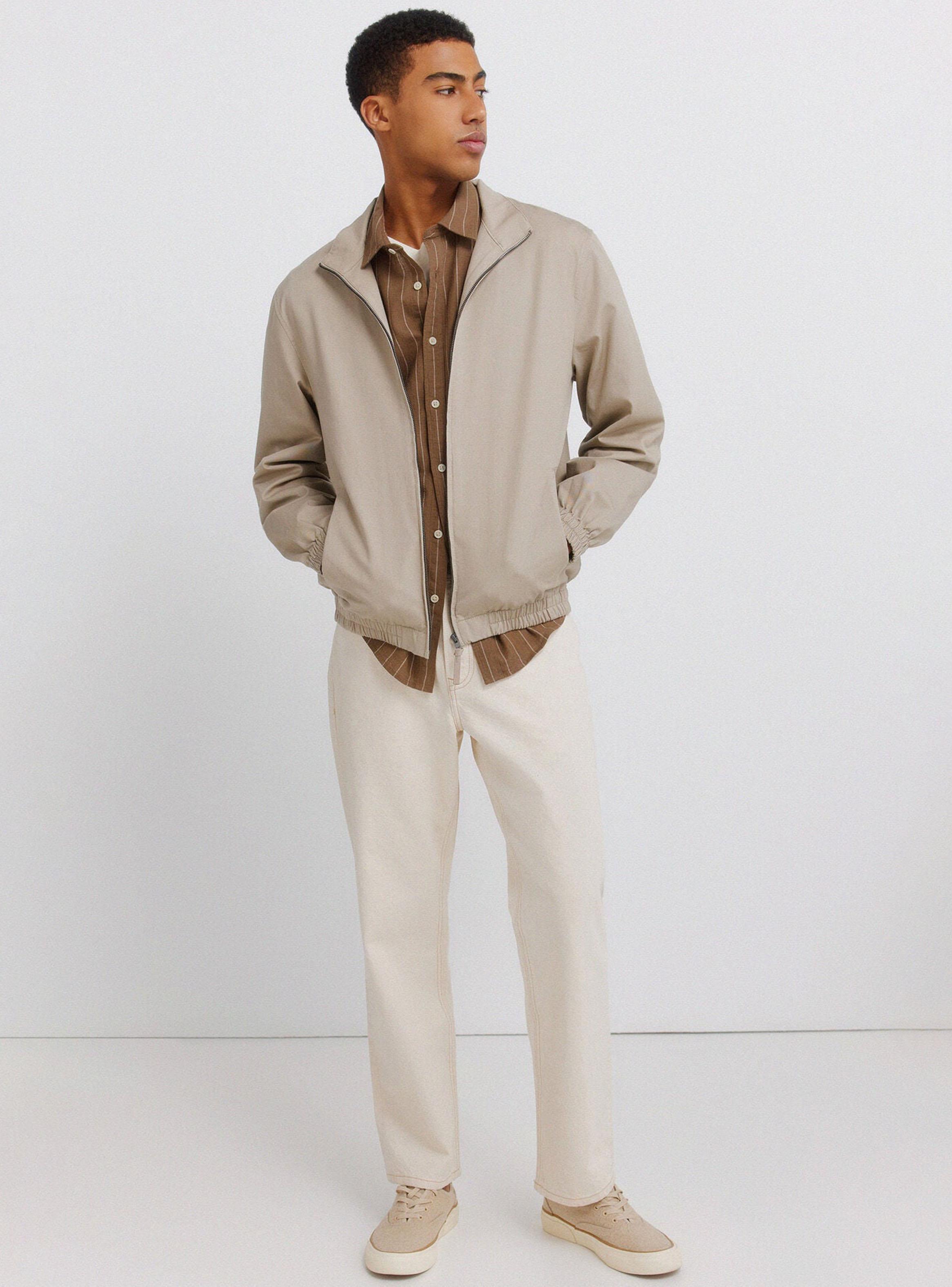 Camisa de Rayas con Lino-4