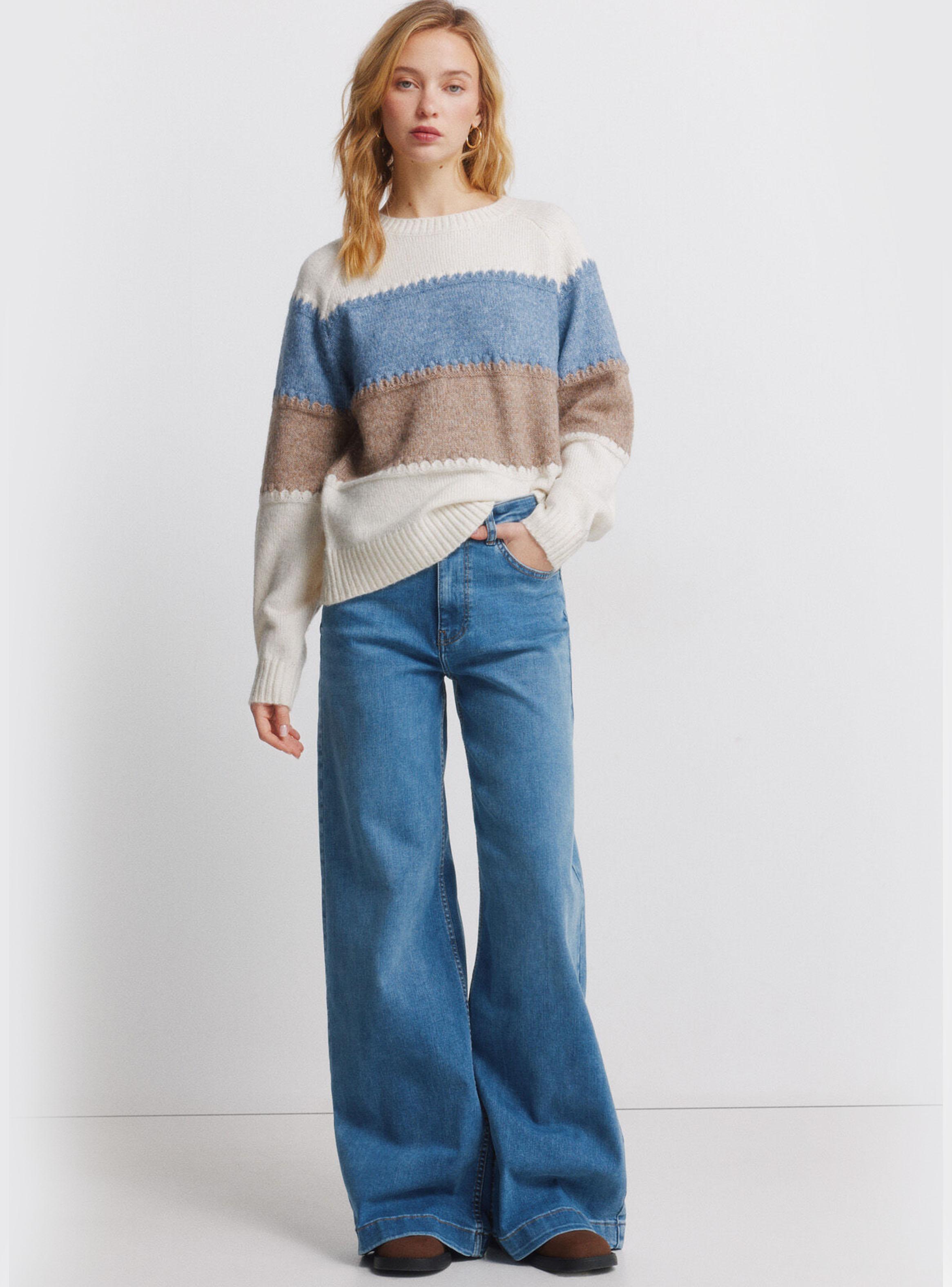 Sweater Color Block-3