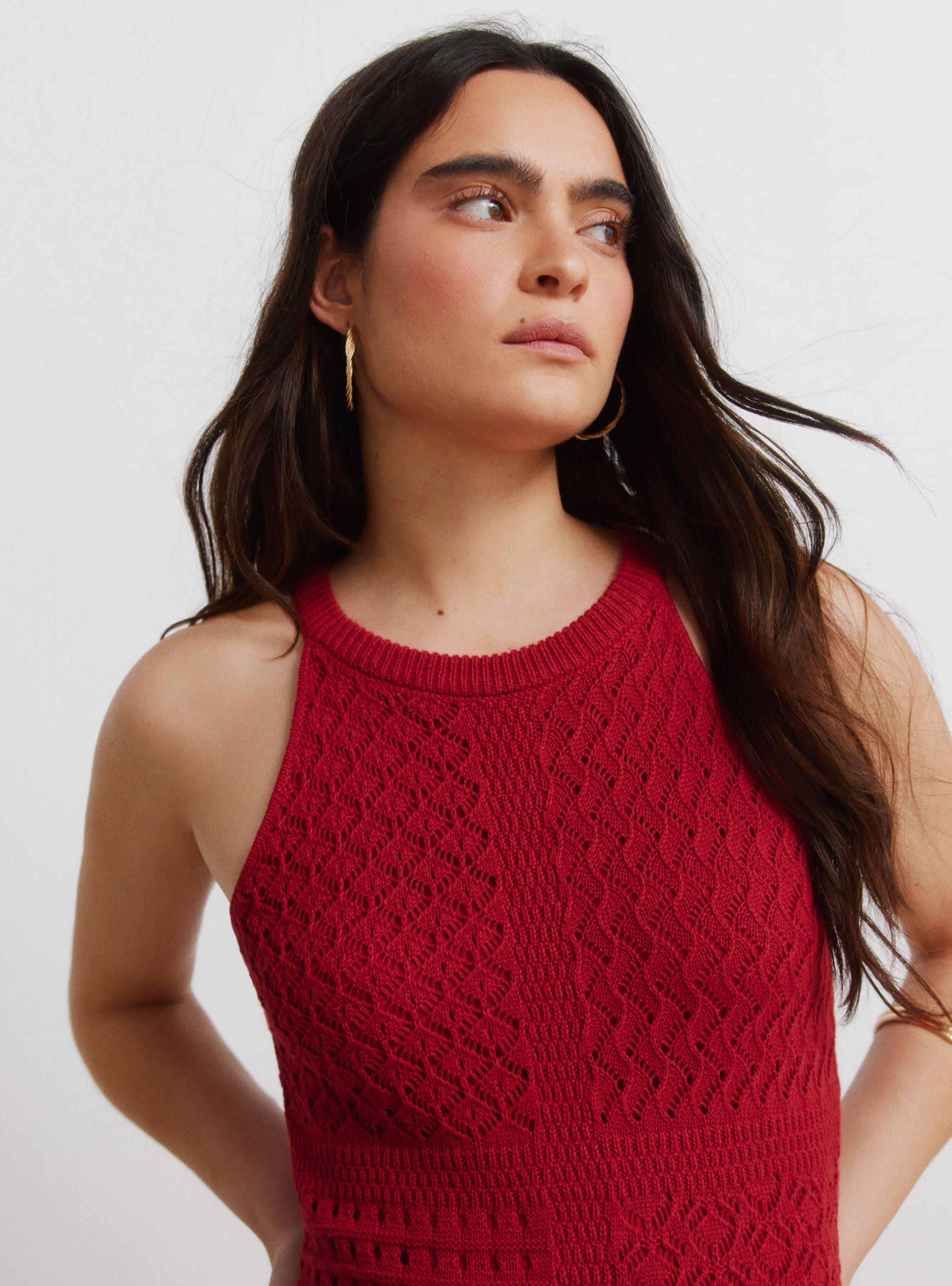 Vestido Pointelle Halter-3
