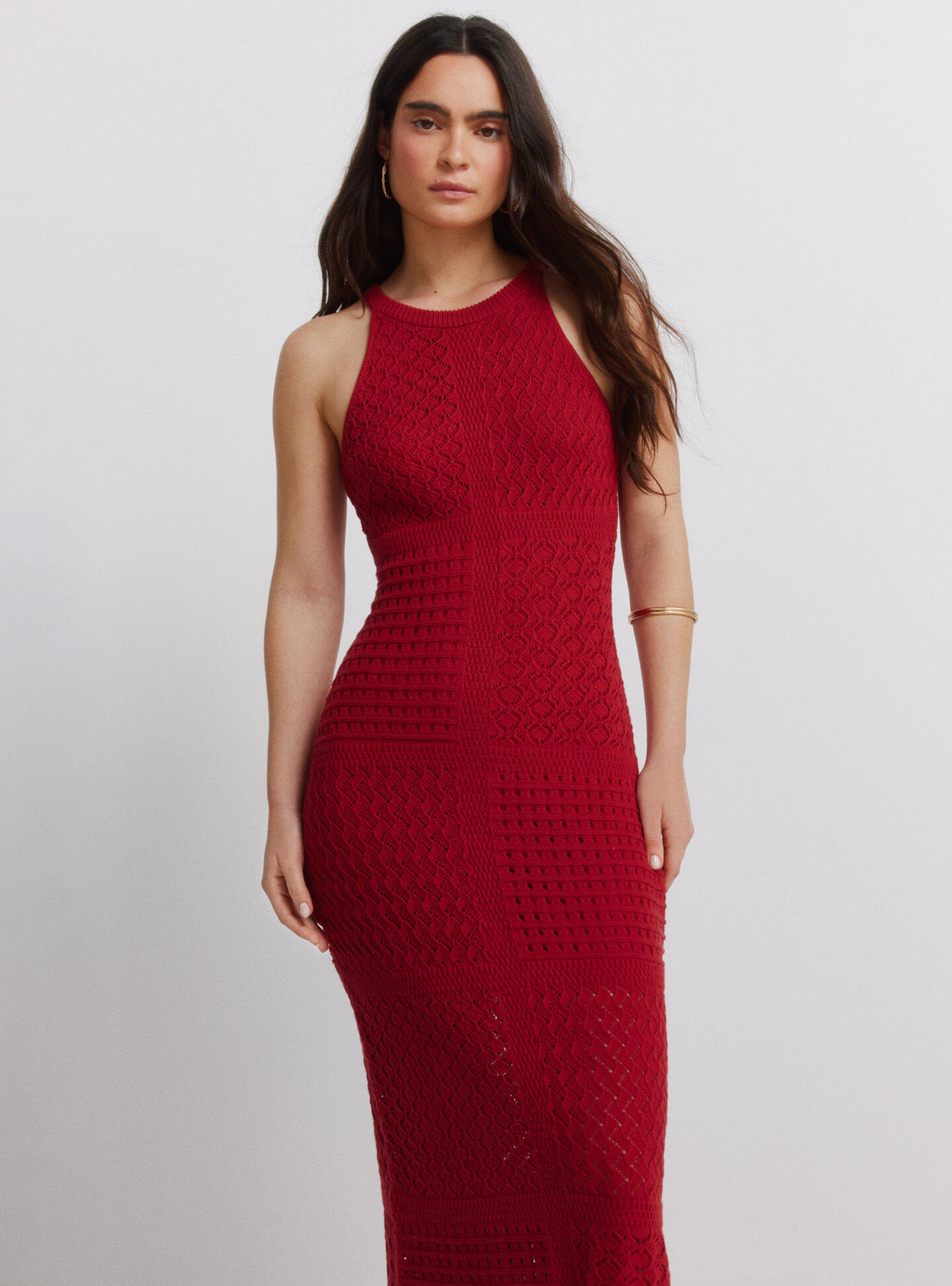 Vestido Pointelle Halter-2