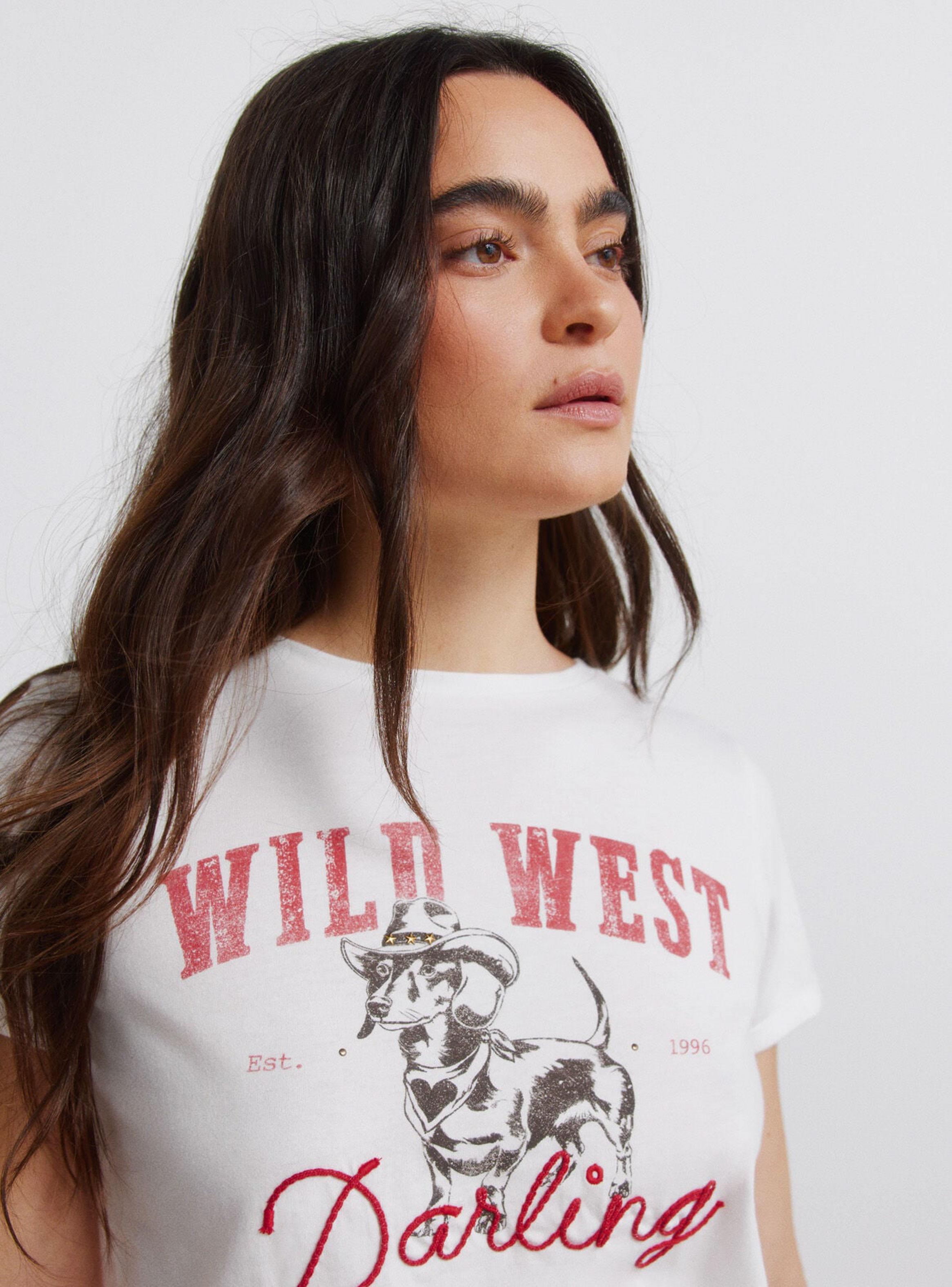 Polera Manga Corta Algodón Cowgirl-2