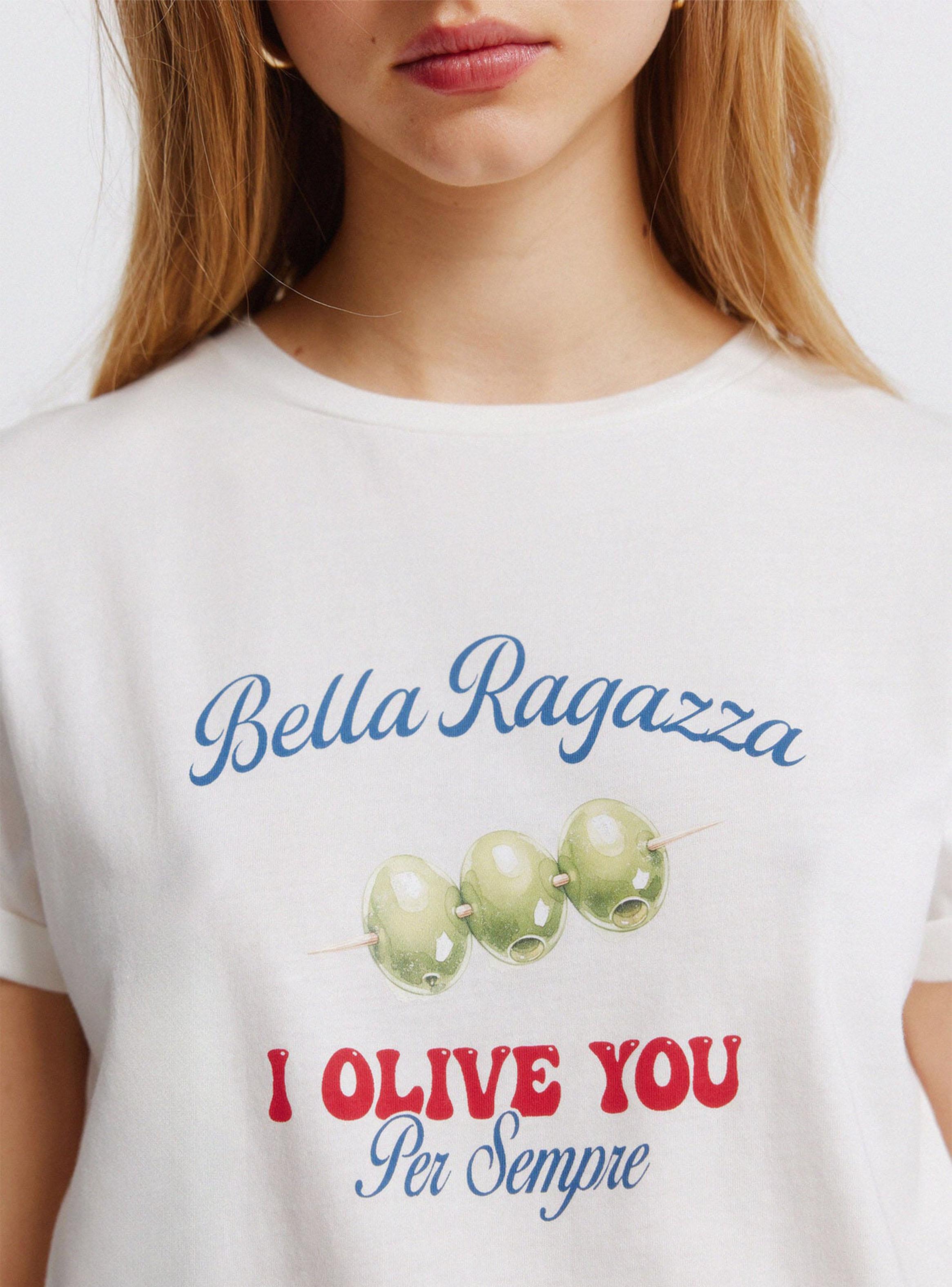 Polera Manga Corta Dibujo Italiano-3