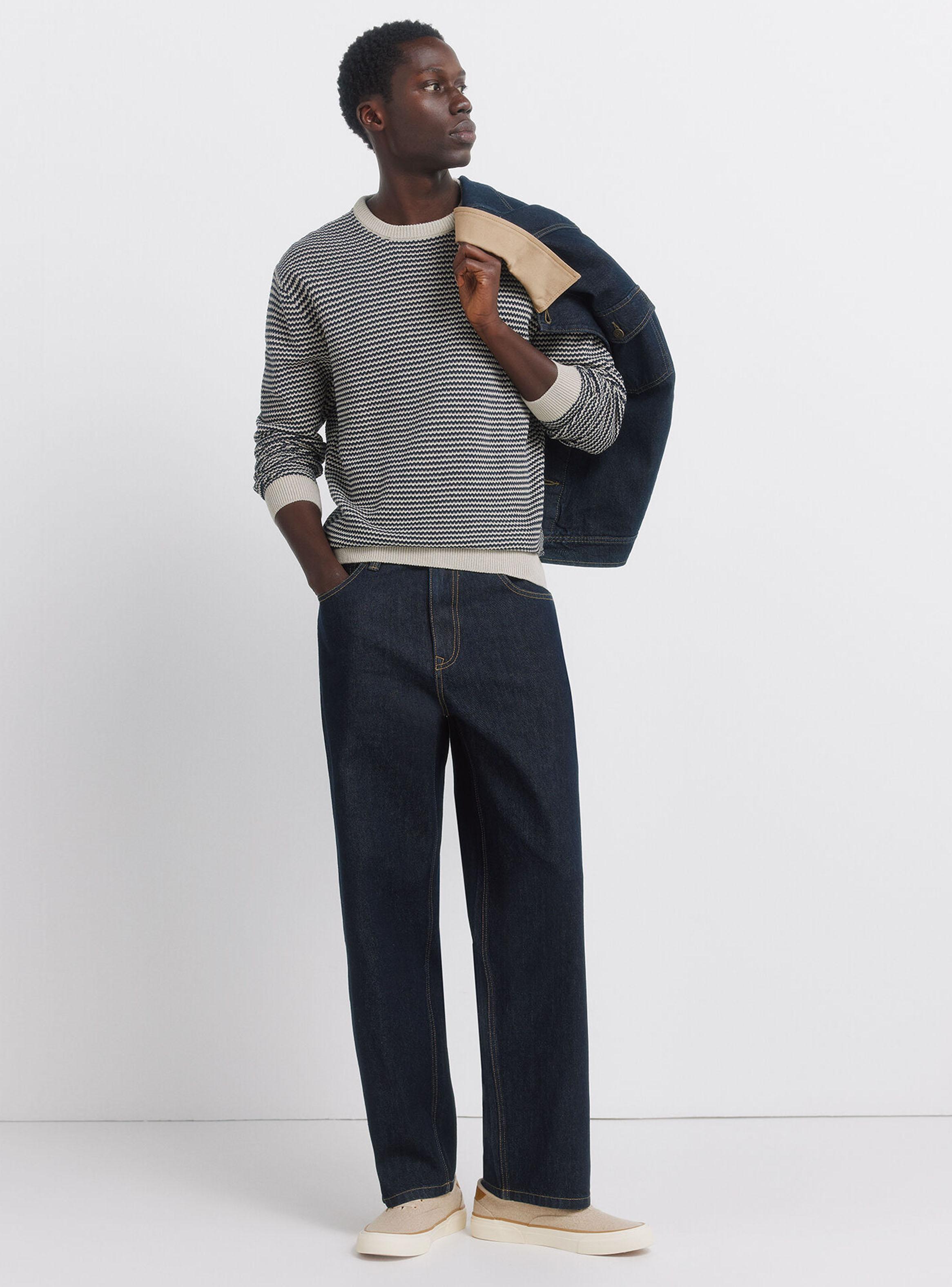 Sweater Estructura Bicolor-3