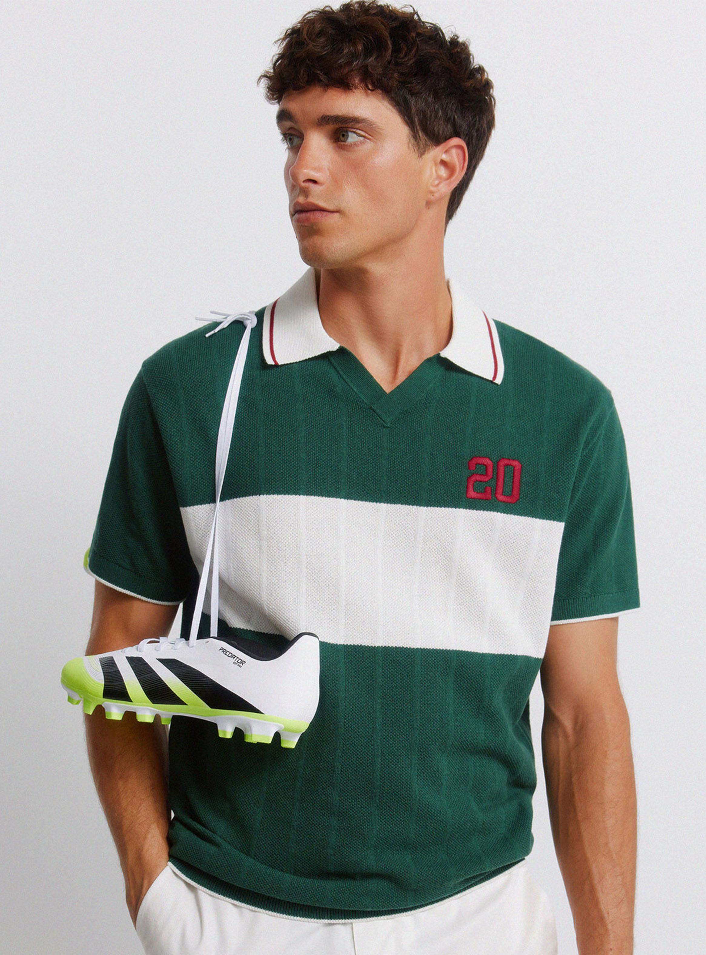 Polera Polo Johnny Fútbol Bordado-0