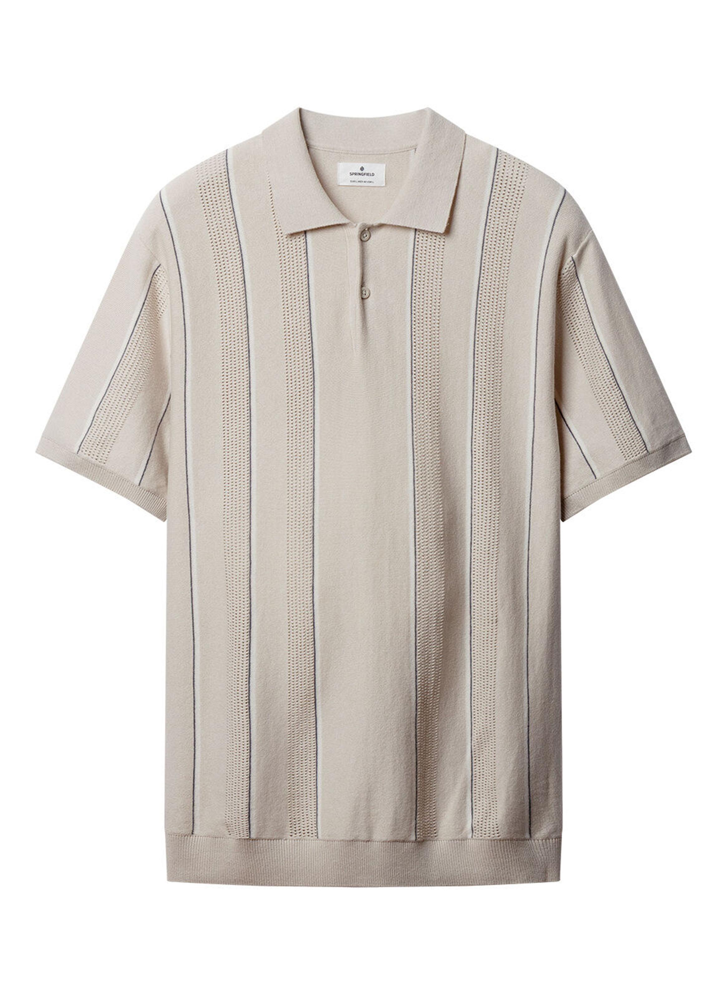 Polera Polo Calado Raya Contraste-4