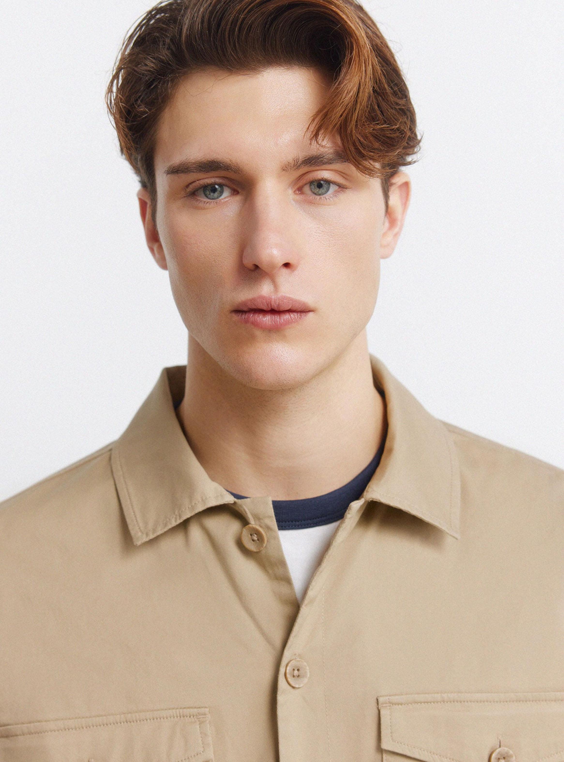 Camisa Ligera Bolsillos Overshirt Fit-2
