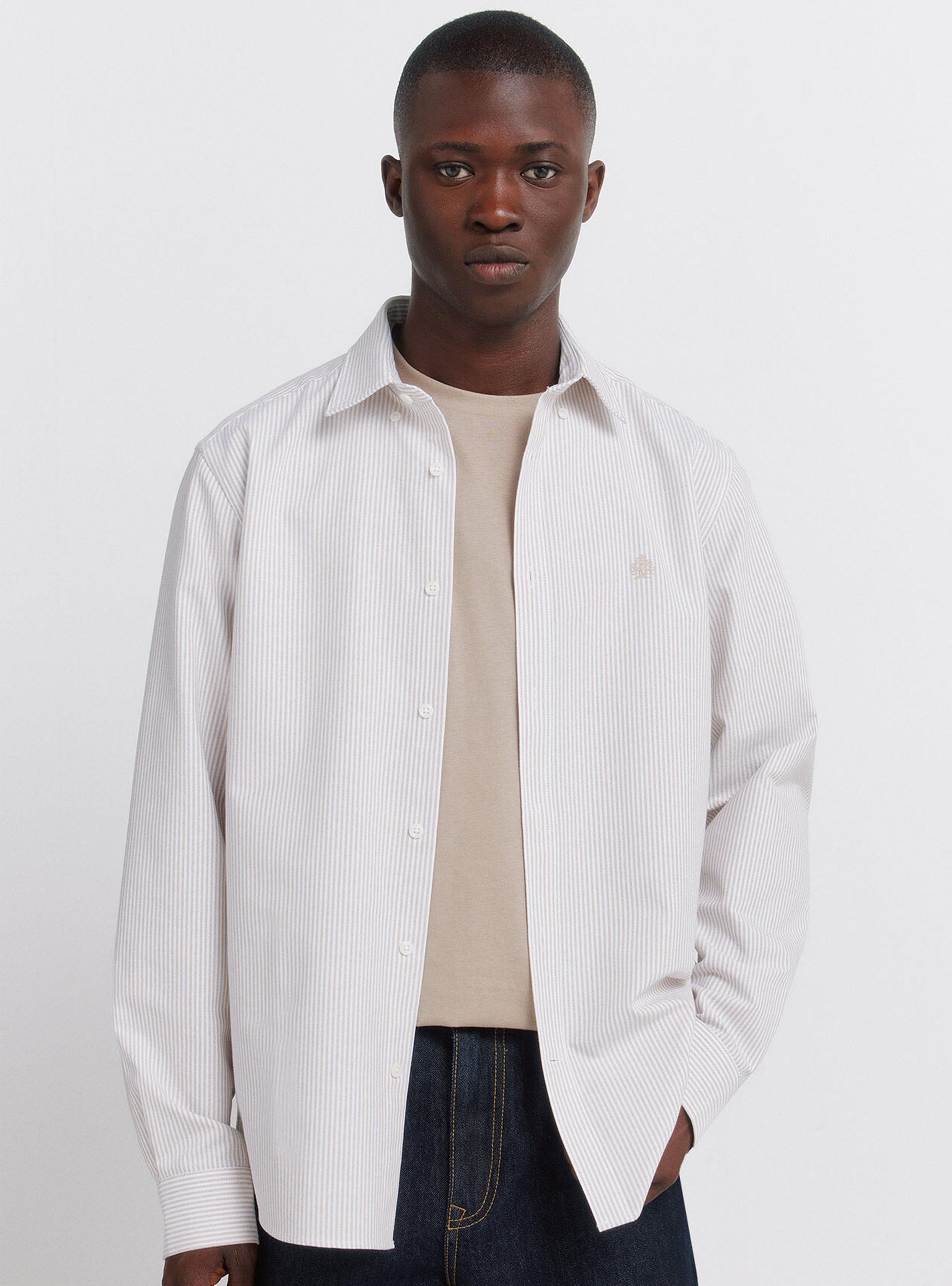 Camisa Oxford Rayas Wrinkle Free-0
