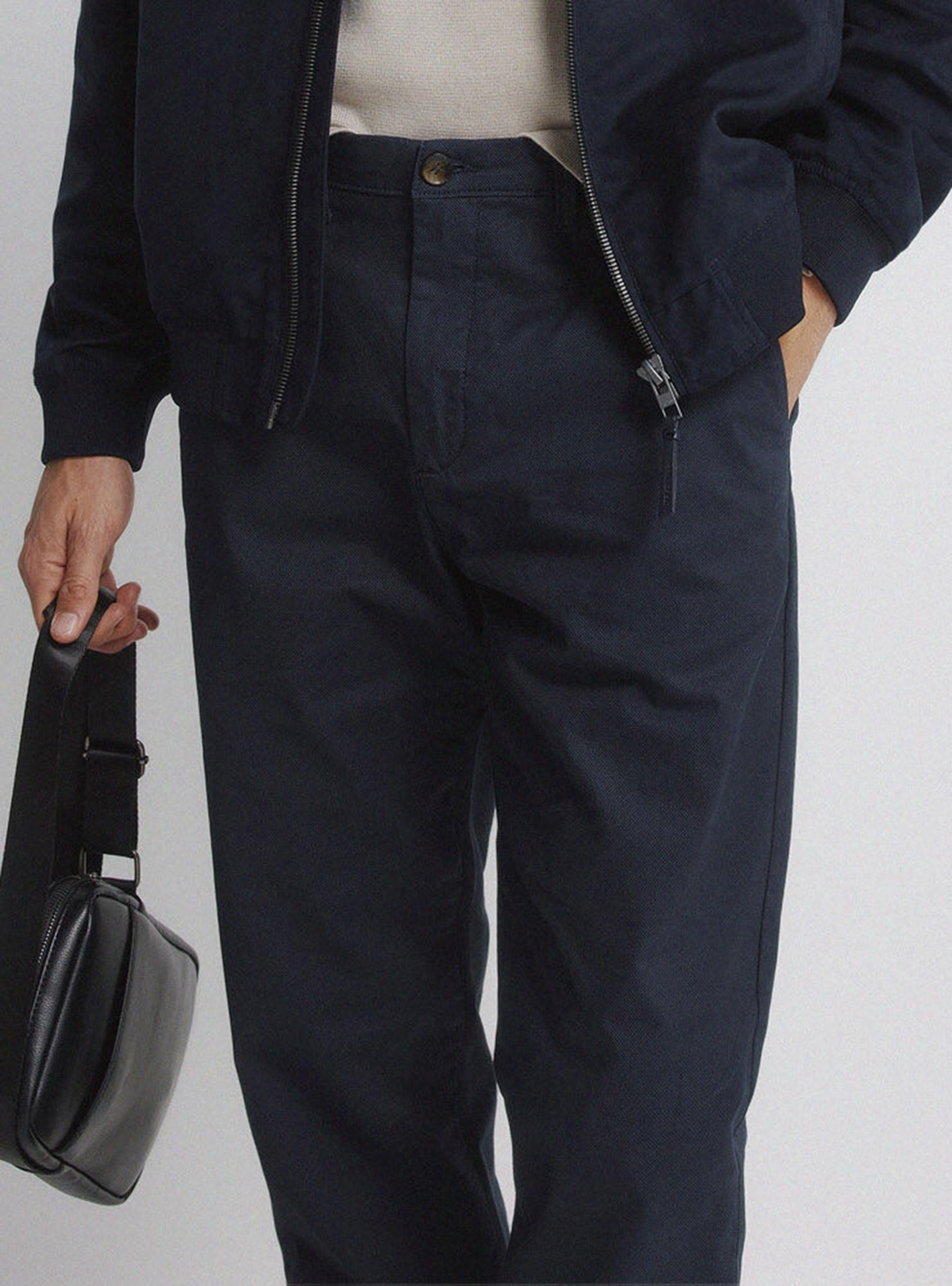 Pantalón Chino Microestampado Slim Fit-2