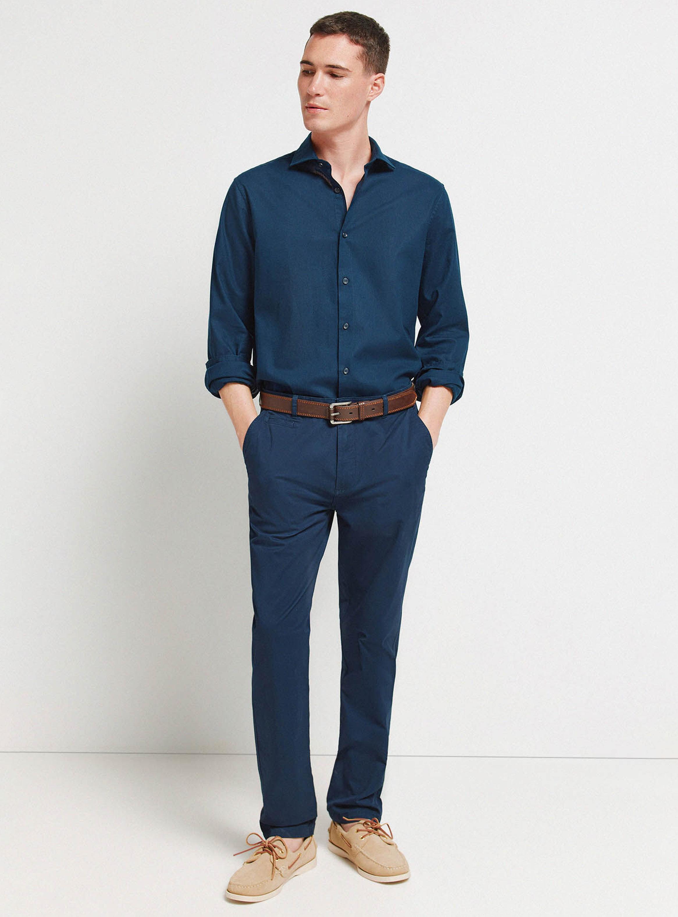 Pantalón Chino Color Slim Fit-4